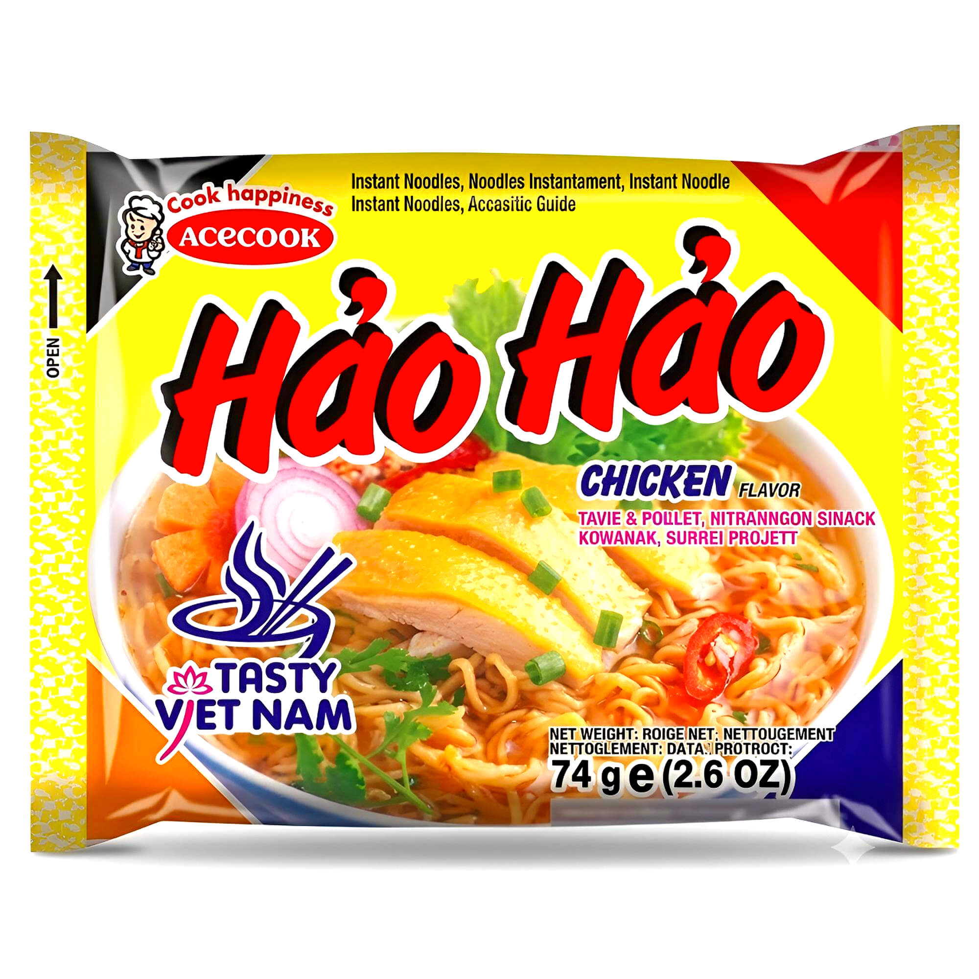 Acecook Hao Hao Instant Noodles Huhn 74g
