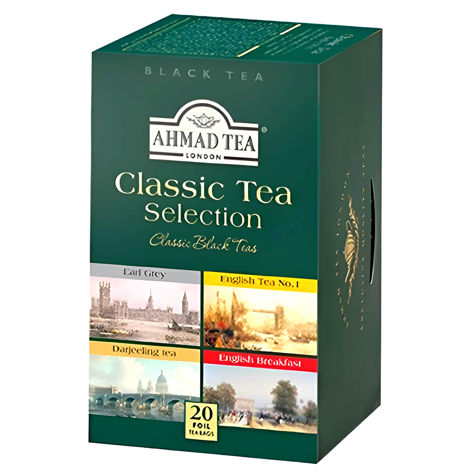 Ahmad Green Tea Selection Grüntee 4 Sorten 20 Teebeutel