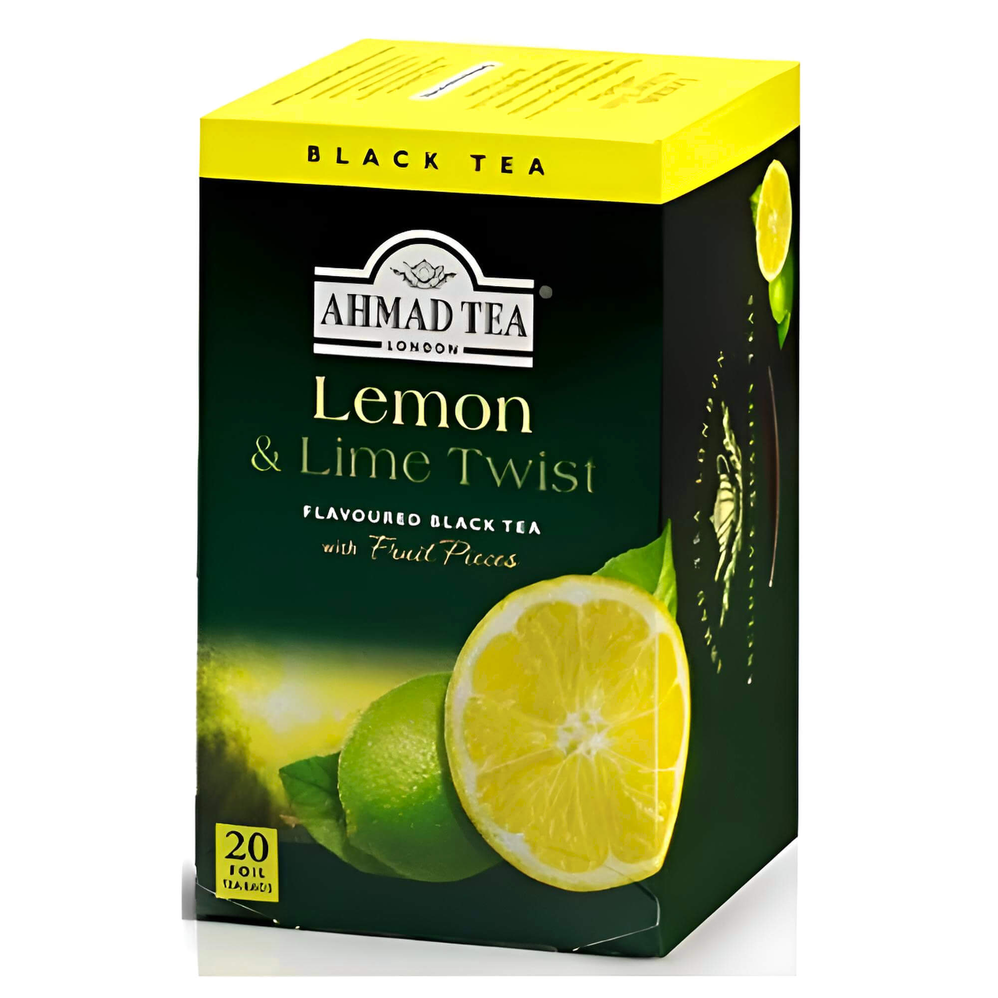 Ahmad Tea Schwarzer Tee Lemon & Lime Twist 20 Teebeutel