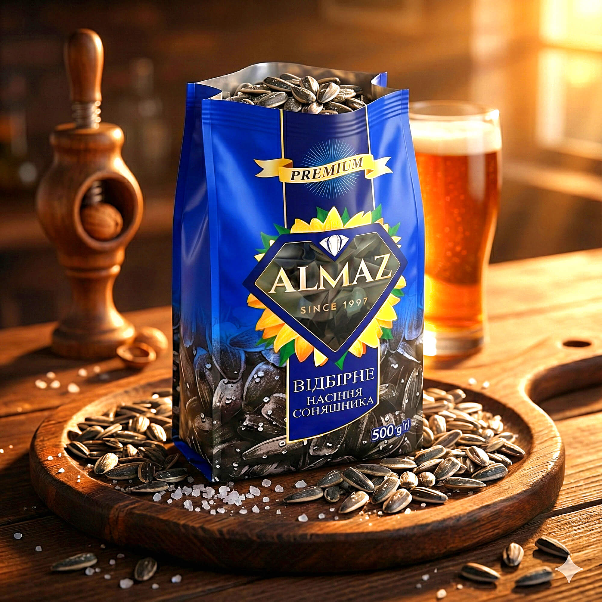 Almaz Sonnenblumenkerne geröstet & gesalzen 500g