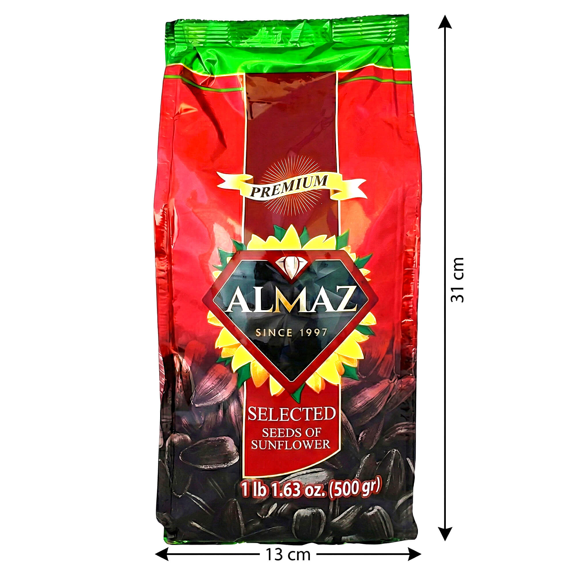 Almaz Sonnenblumenkerne geröstet & ungesalzen 500g