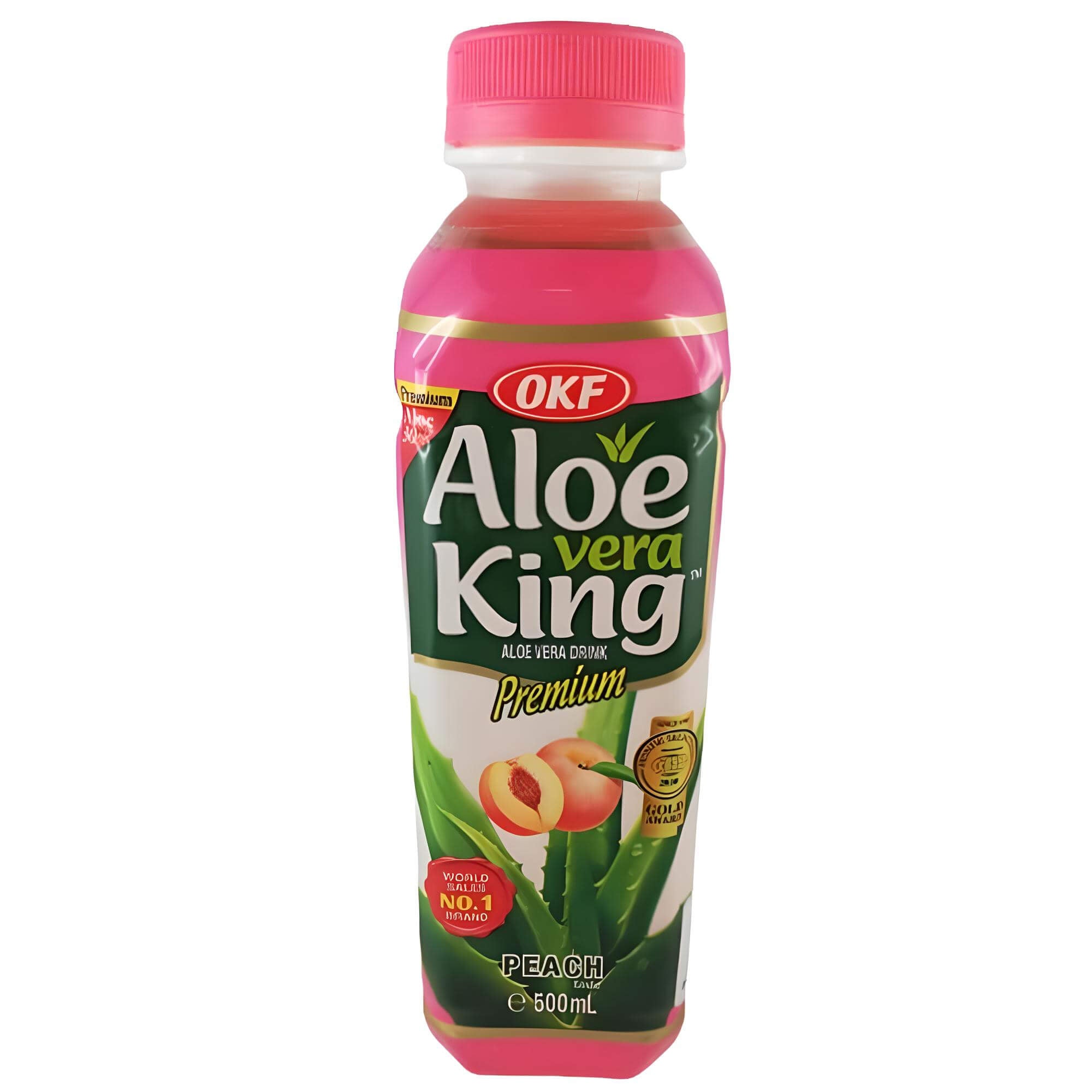 OKF Aloe Vera King Getränk Pfirsich 500ml inkl. 0,25€ Einwegpfand günstig  online kaufen