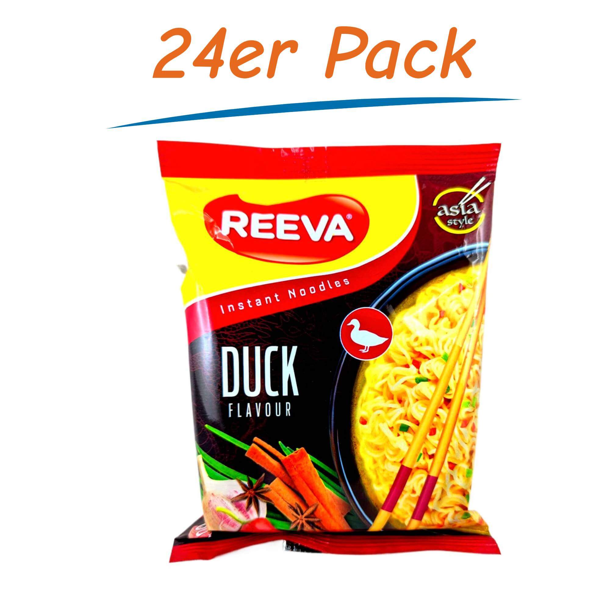 Reeva Instant Noodles Ente 24er Pack (24 x 60g)