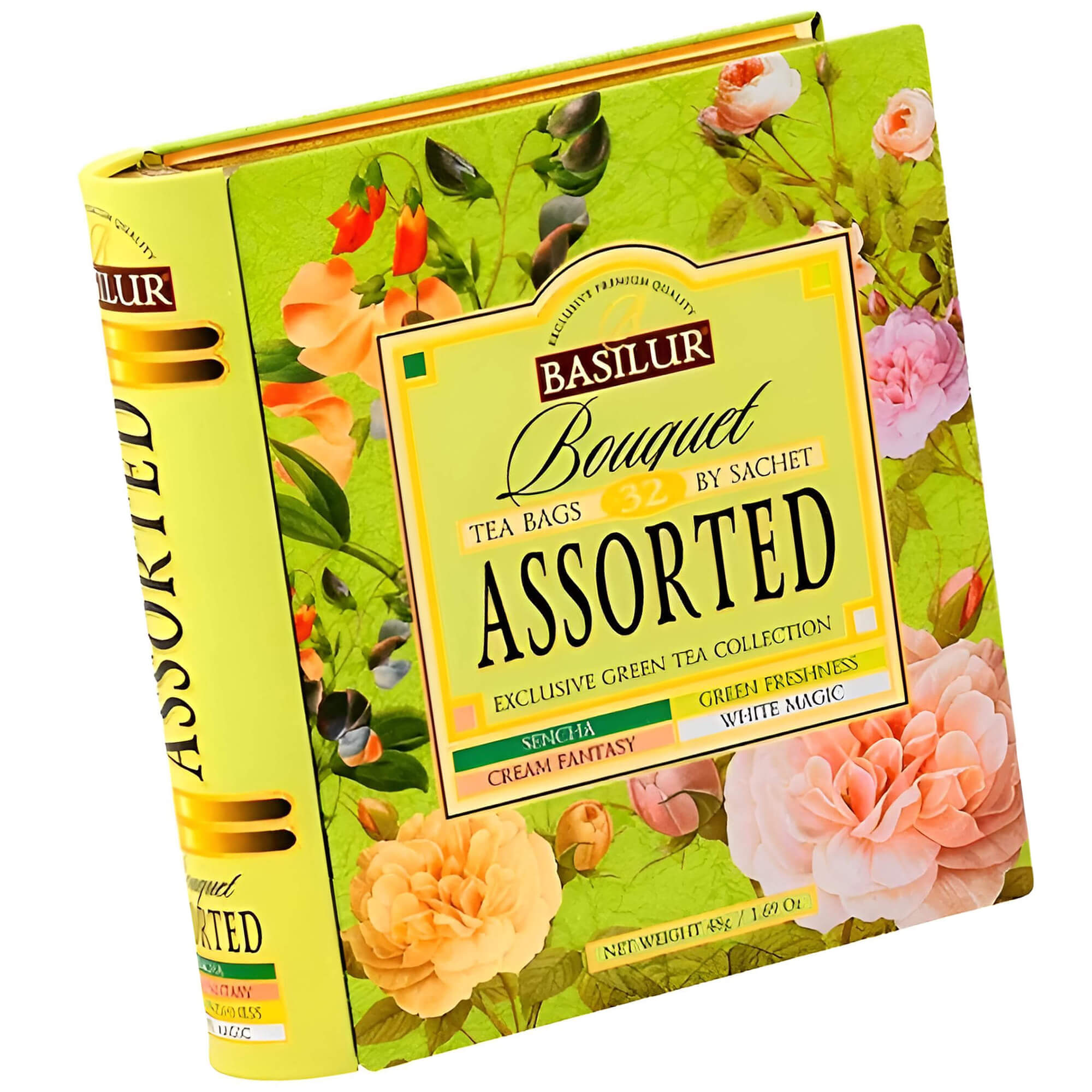Basilur Tea Book Bouquet Collection Tee Set