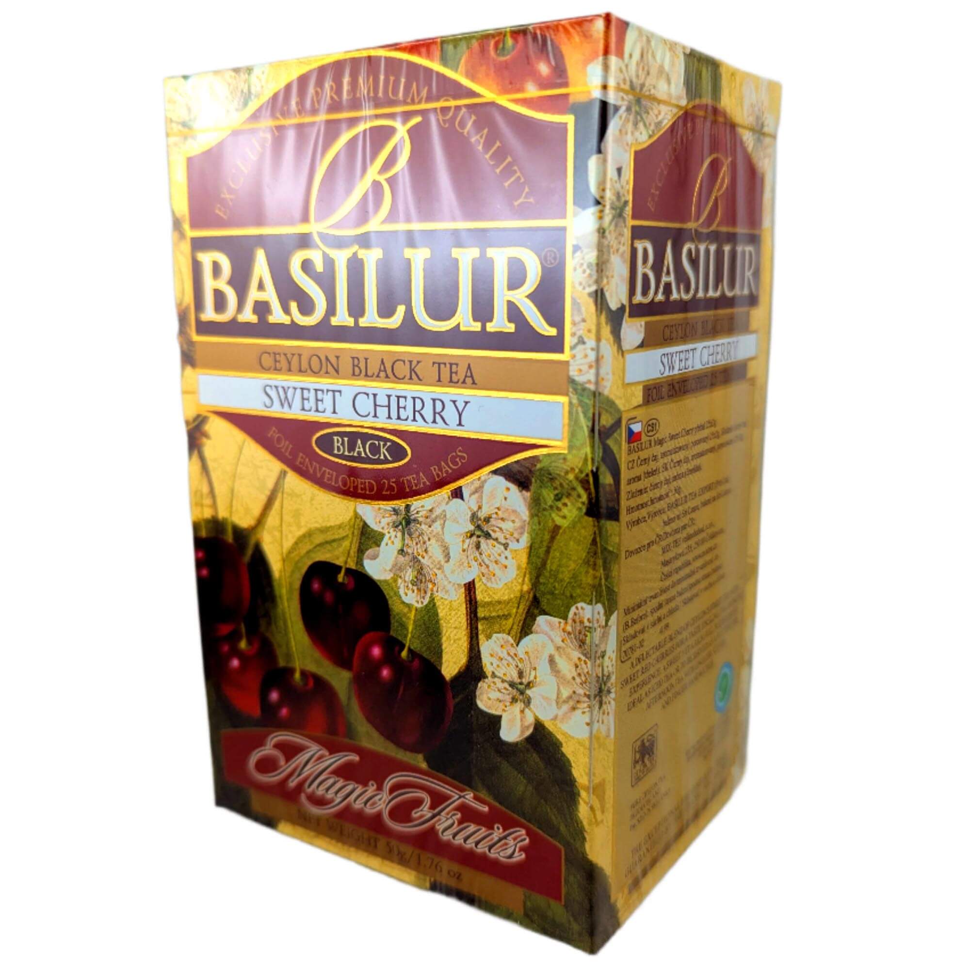 Basilur Schwarzer Tee Sweet Cherry 25 Teebeutel