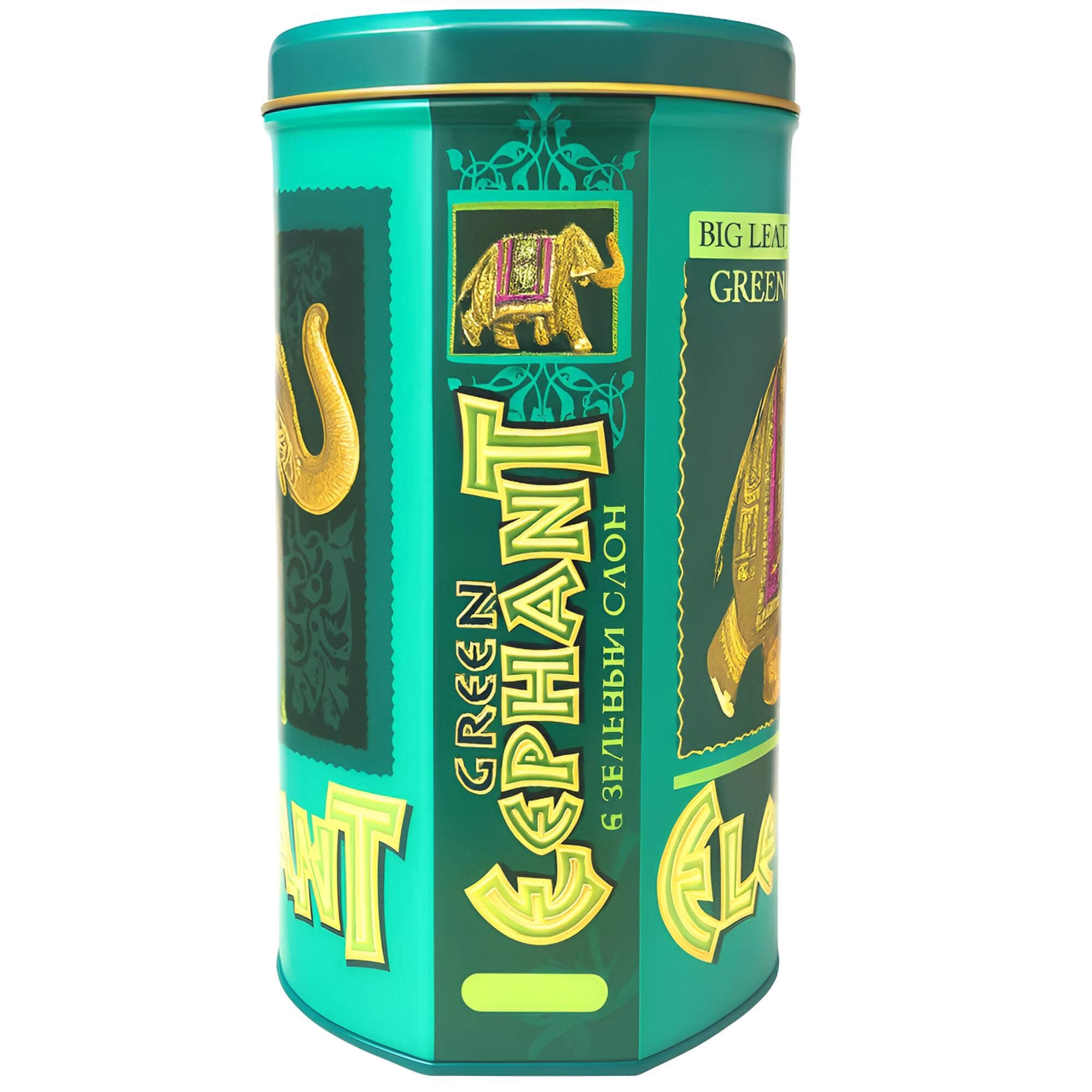 Battler Ceylon Grüner Tee "Green Elephant" – Premium OPA Grüntee aus Sri Lanka in Metalldose 100g