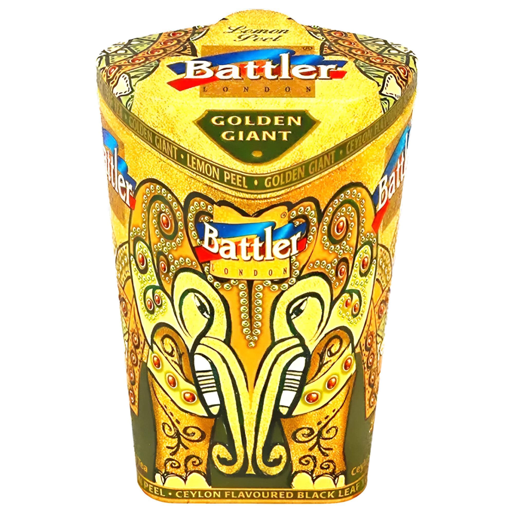 Battler Schwarzer Ceylon Tee „Lemon Peel“ – Frischer loser Schwarztee in Metalldose 100g