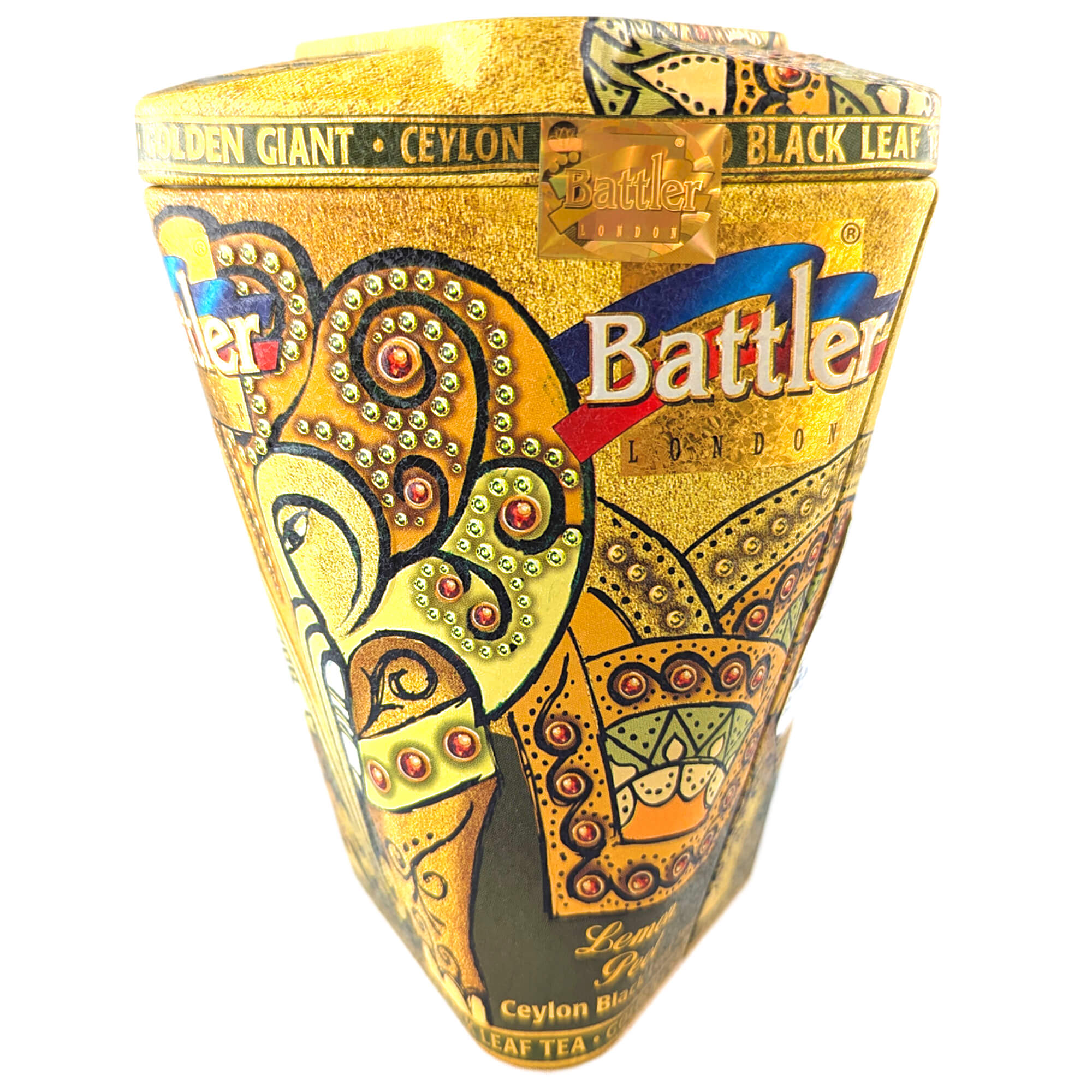 Battler Schwarzer Ceylon Tee „Lemon Peel“ – Frischer loser Schwarztee in Metalldose 100g