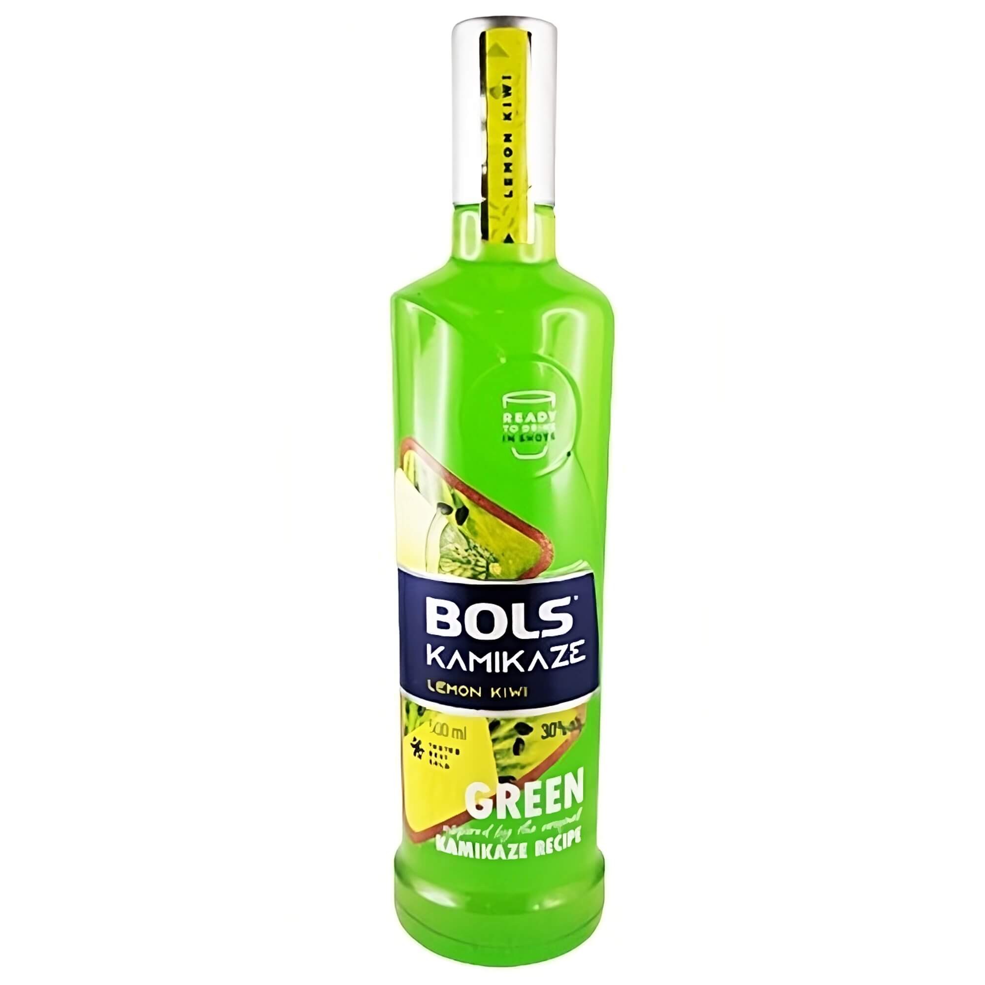 Bols Kamikaze Vert Liqueur Citron & Kiwi 0,5L 30% vol.