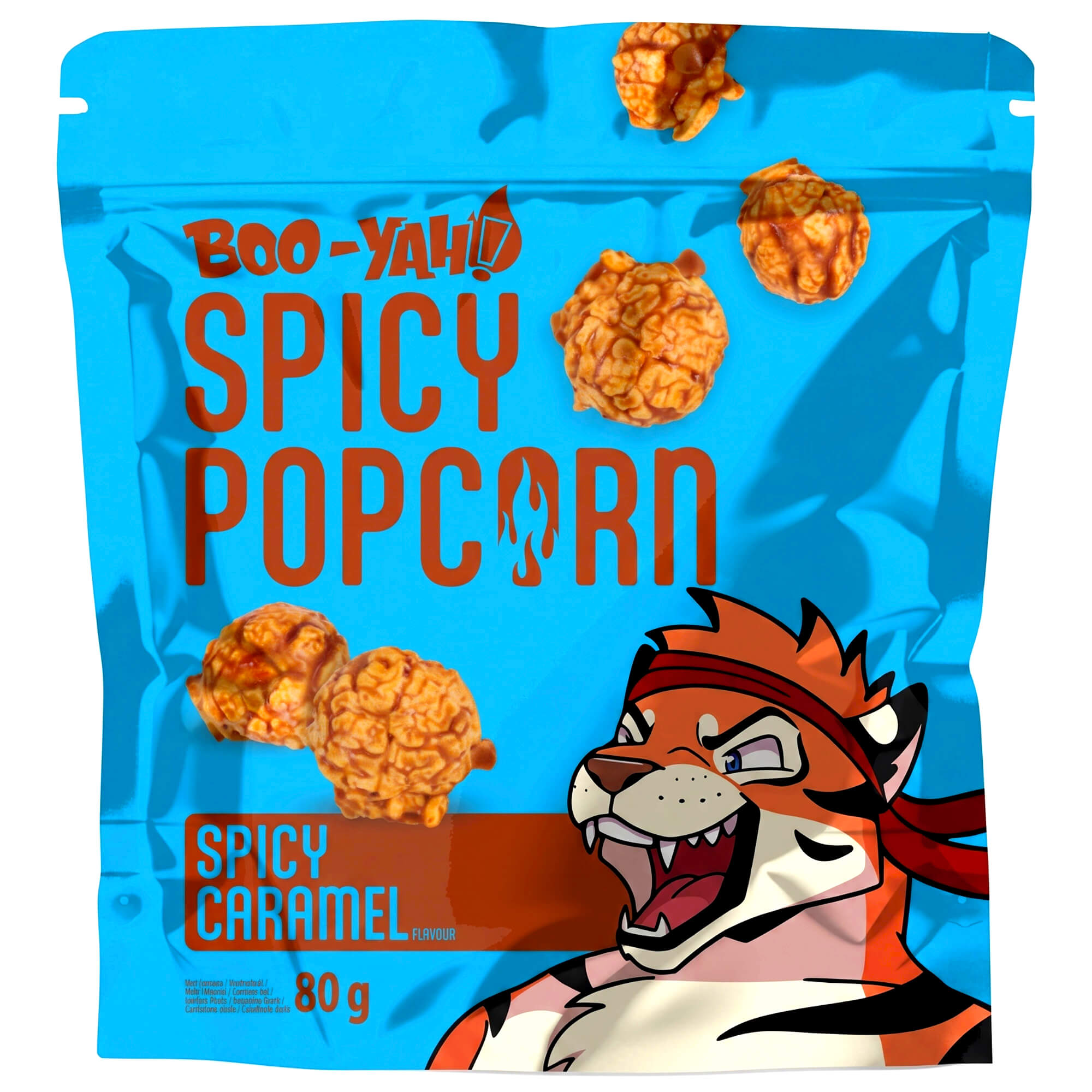 Boo-Yah Popcorn mit würzigem Karamellgeschmack 80g
