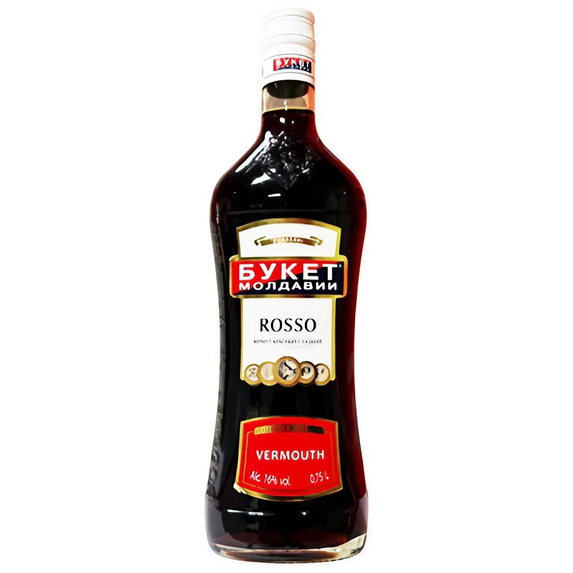 Buket Moldavii Wermutwijn Rosso rode wijn zoet 16% vol. 0,75L