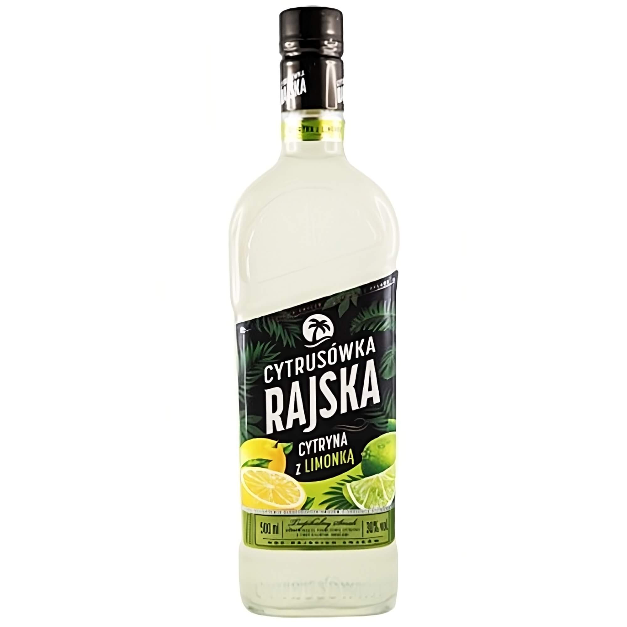 Licor de limón Rajska con lima 30% vol. 0,5L