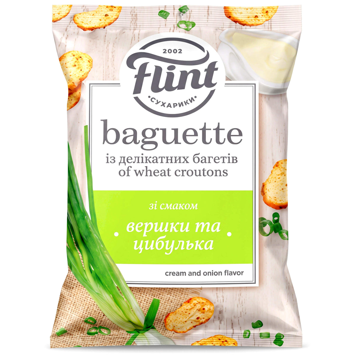 Flint Baguette Sahne & Zwiebel 60g