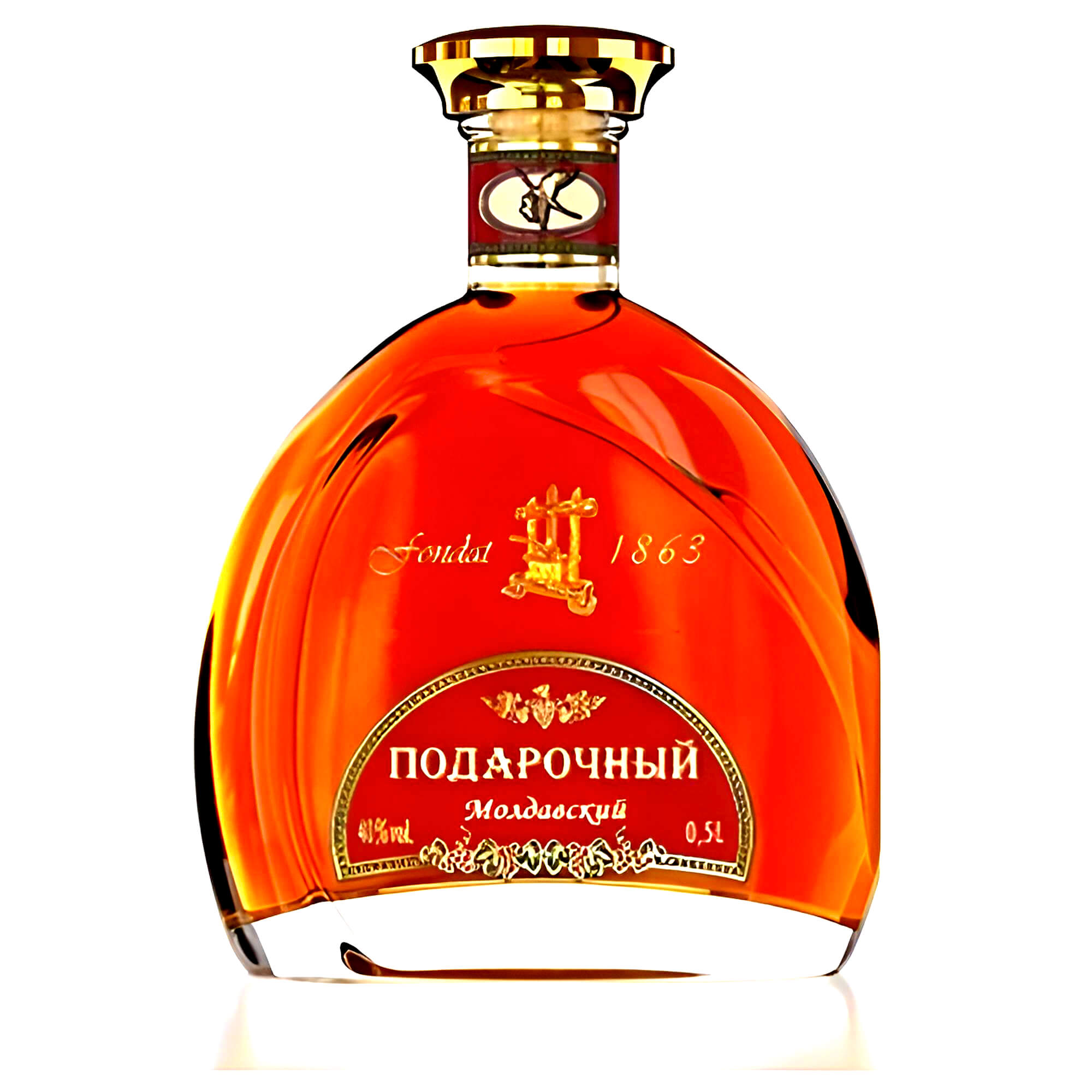Weinbrand Podarochnyj 5 Jahre Reifezeit 0,5L 40% vol.