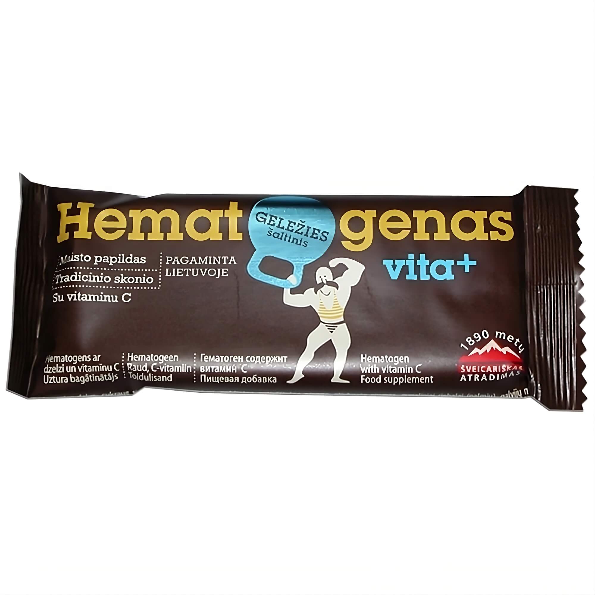 Zachte karamelreep Hematogenas 50g