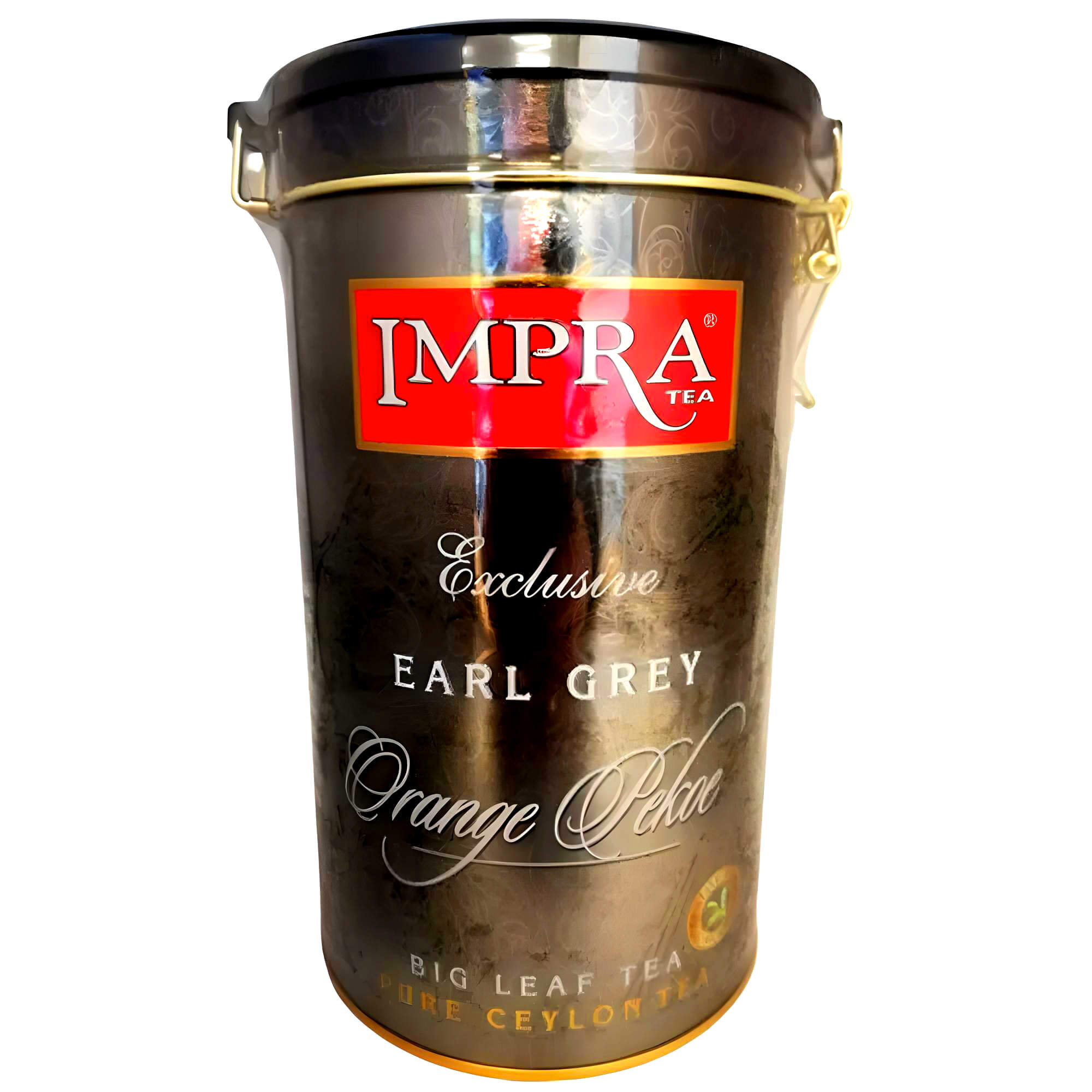 Impra loser schwarzer Ceylon Tee Earl Grey in Metallbox 250g