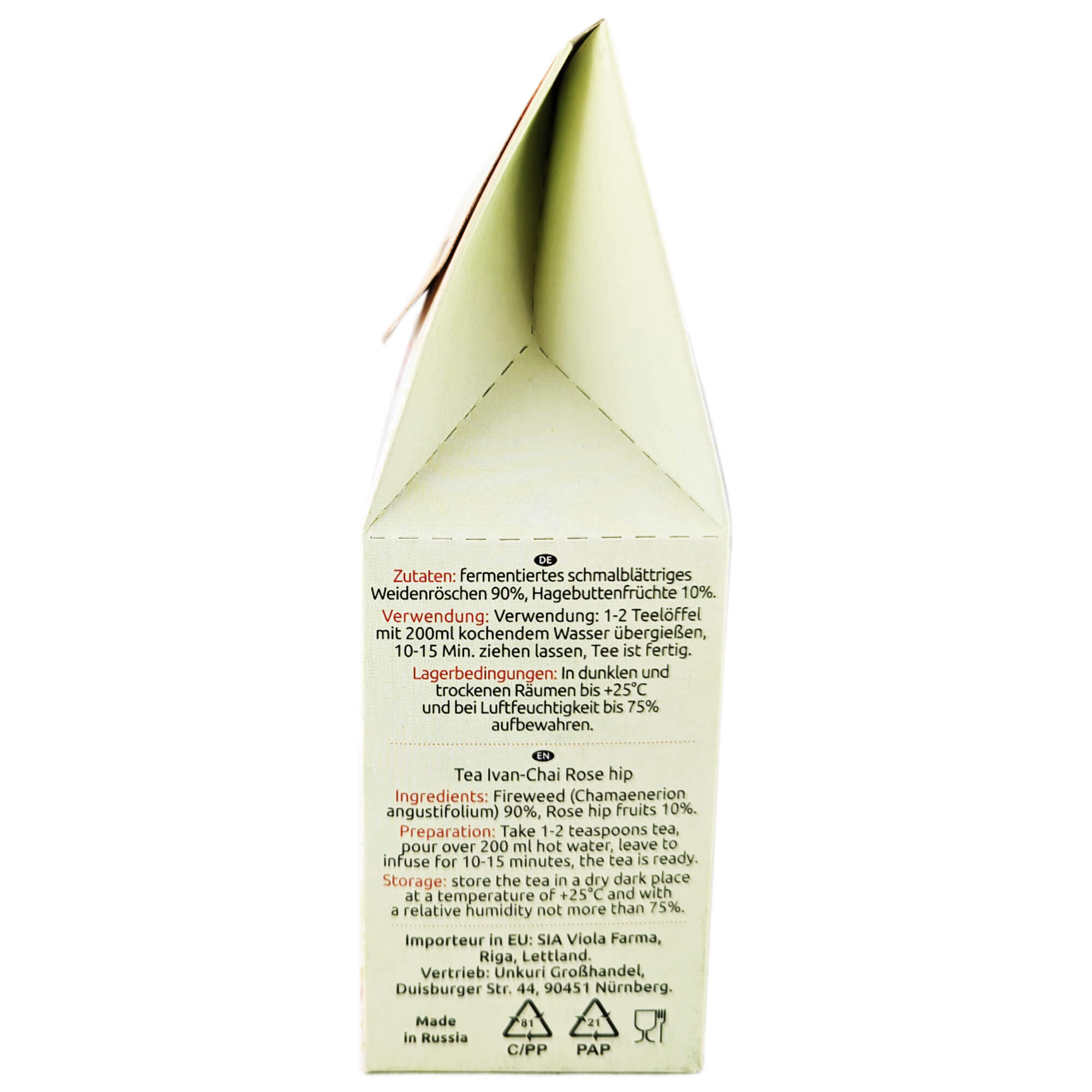 Tee Ivan Chai mit Hagebutten fermentiert lose 50g