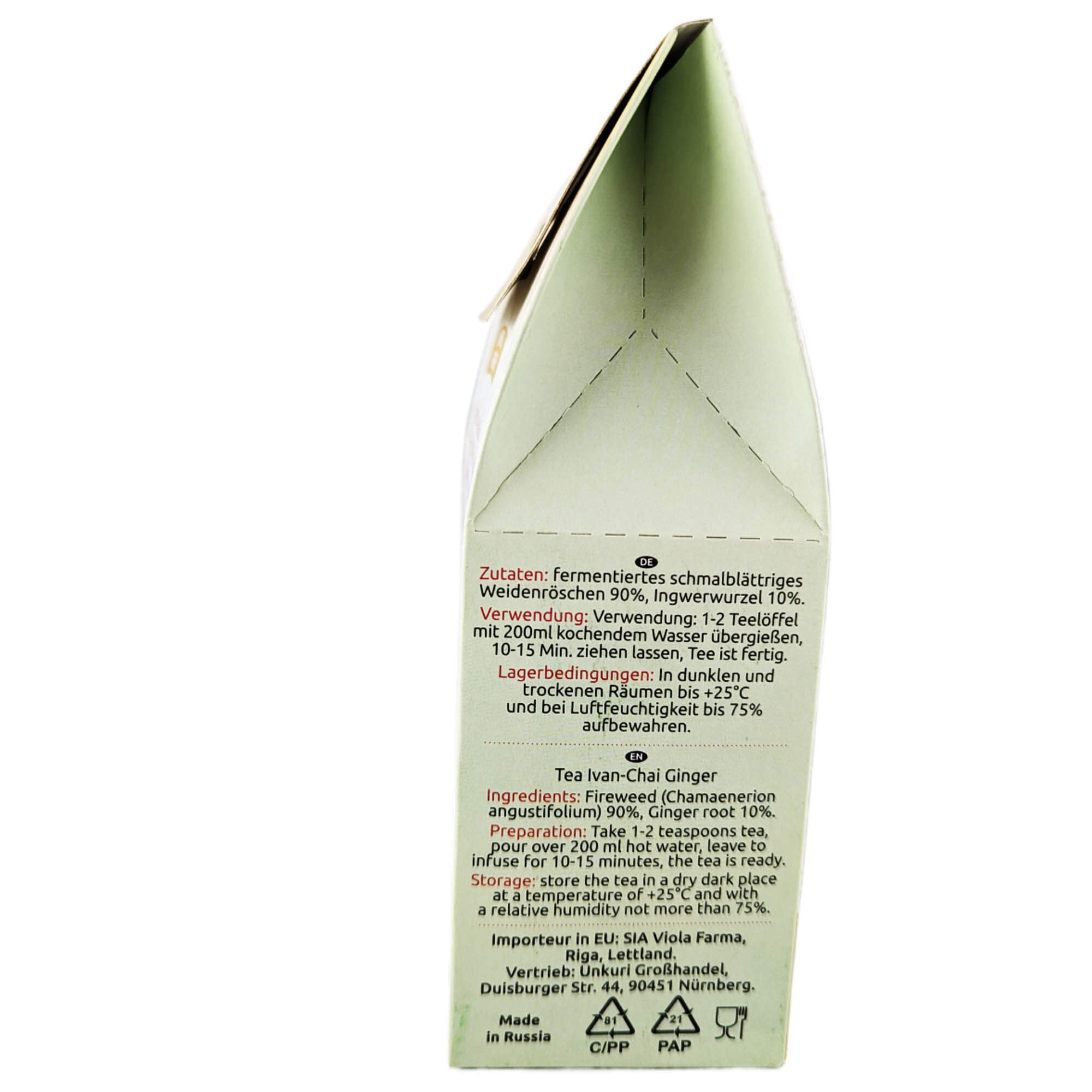 Tee Ivan Chai mit Ingwer fermentiert lose 50g