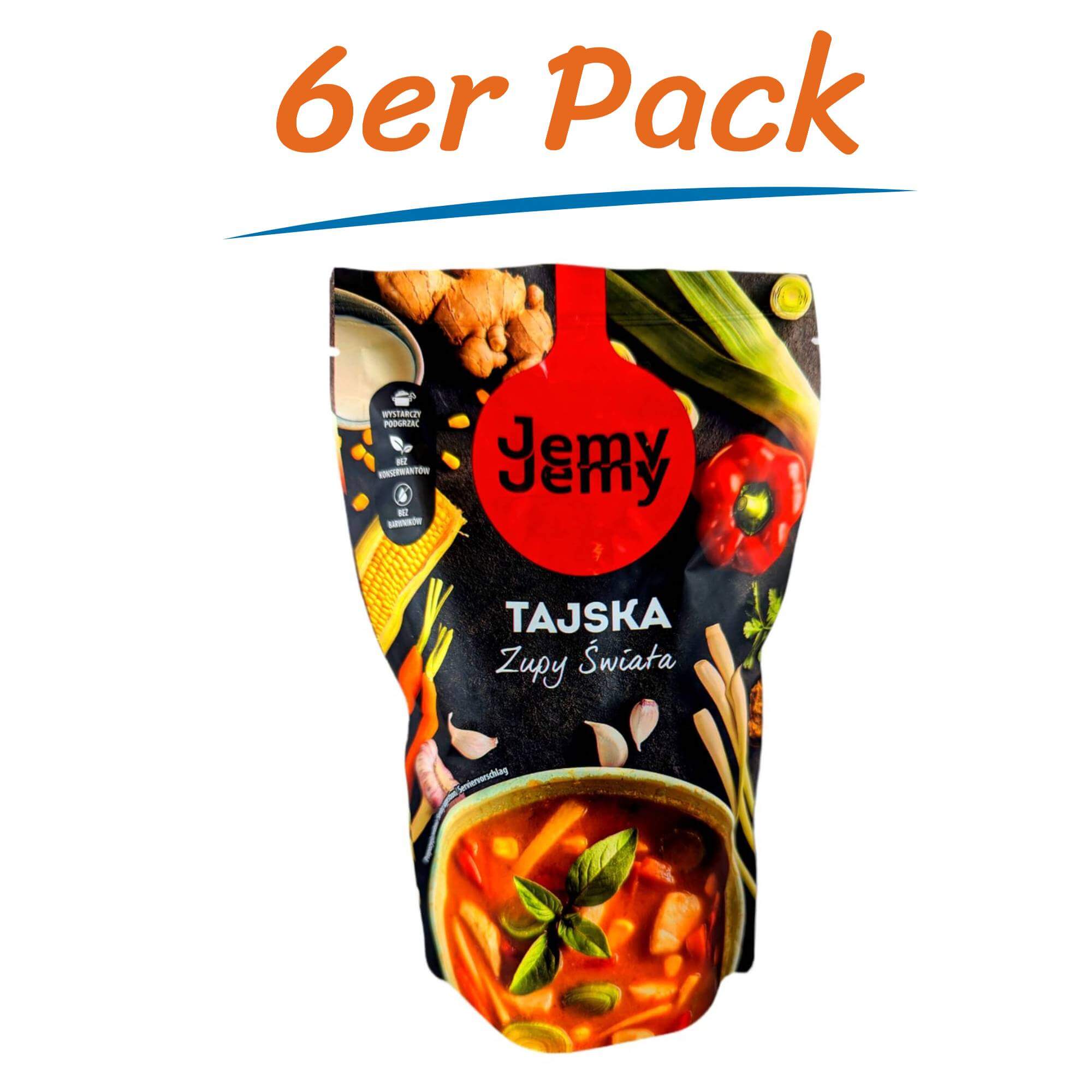 Jemy Jemy Tajska Thaisuppe (6 x 400g)