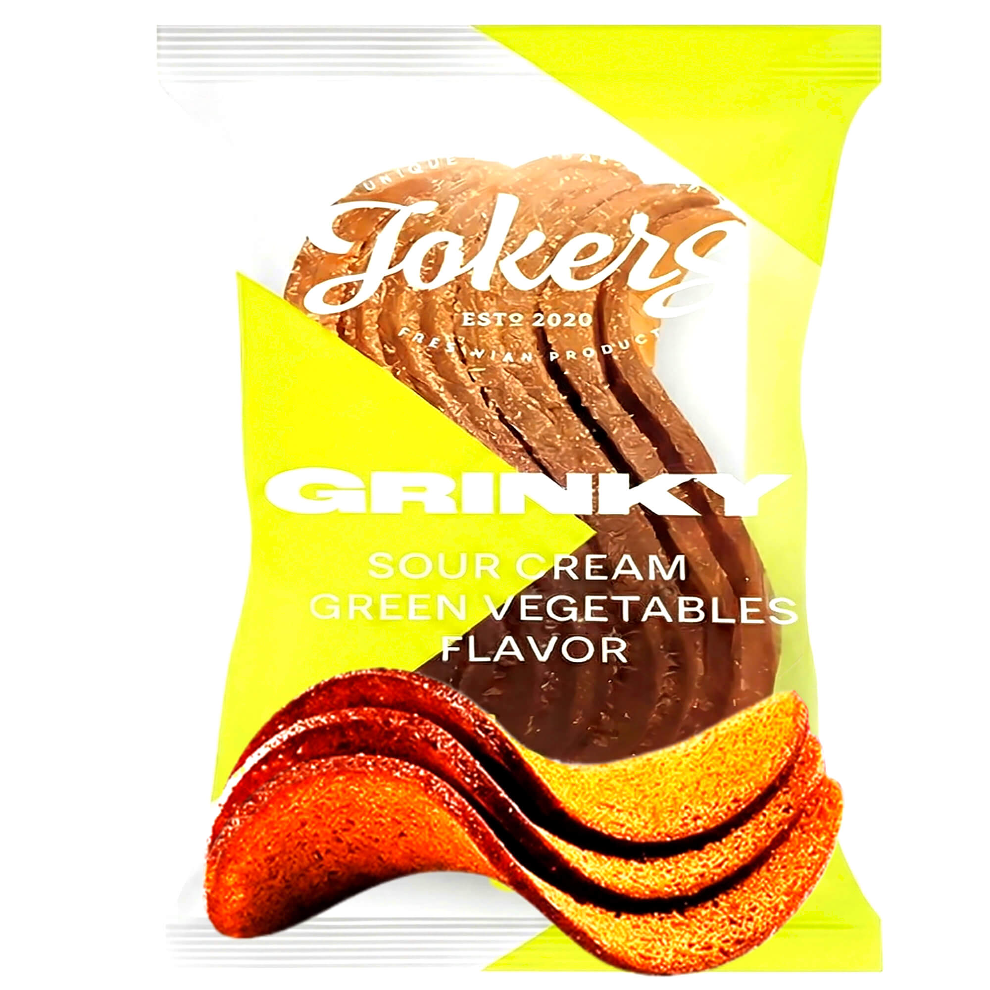 Jokers Grinky со вкусом сметаны и трав, упаковка из 10 штук (10 x 75 г)