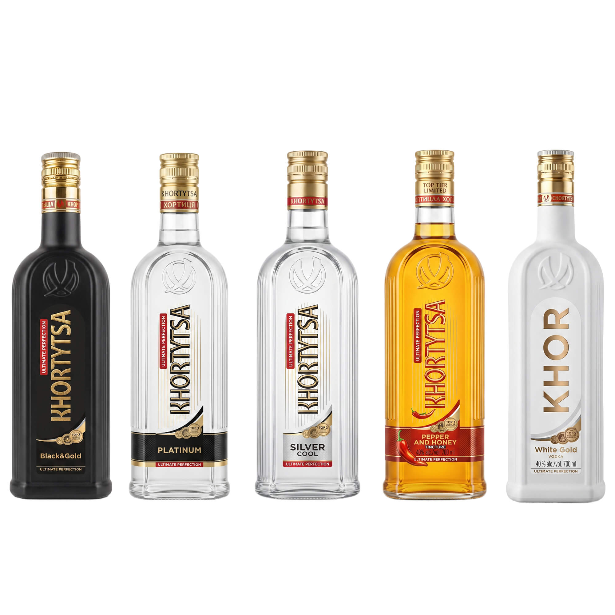 Khortytsa Vodka 5er Sparset