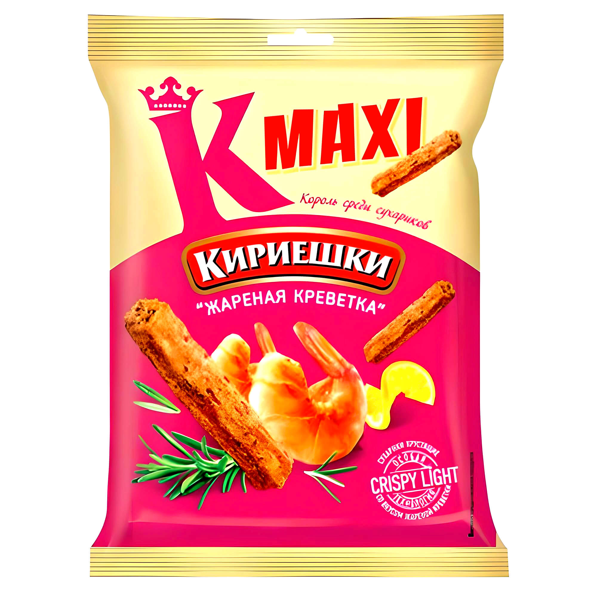 Maissnack Kirieschki Maxi gebratene Garnelen 60g