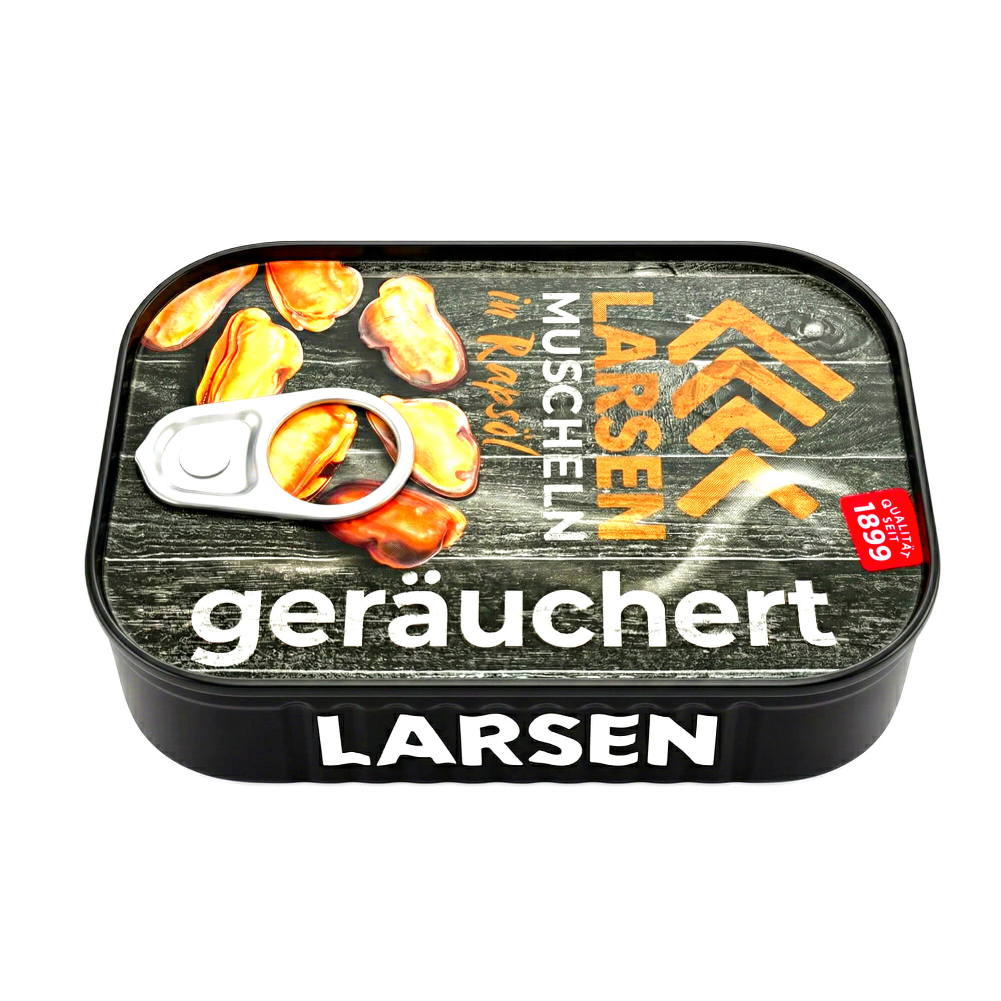 Larsen Muscheln geräuchert in Rapsöl 110g