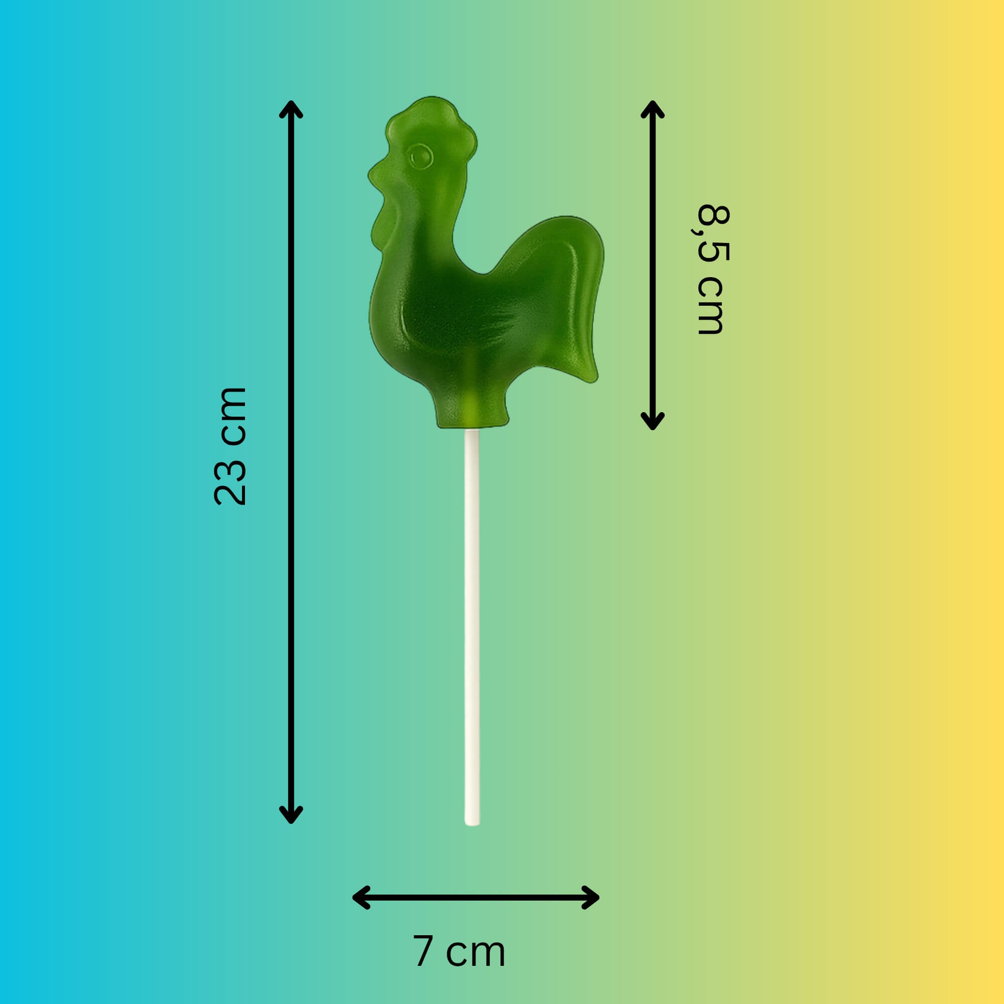 Lollipops big rooster 27 pieces