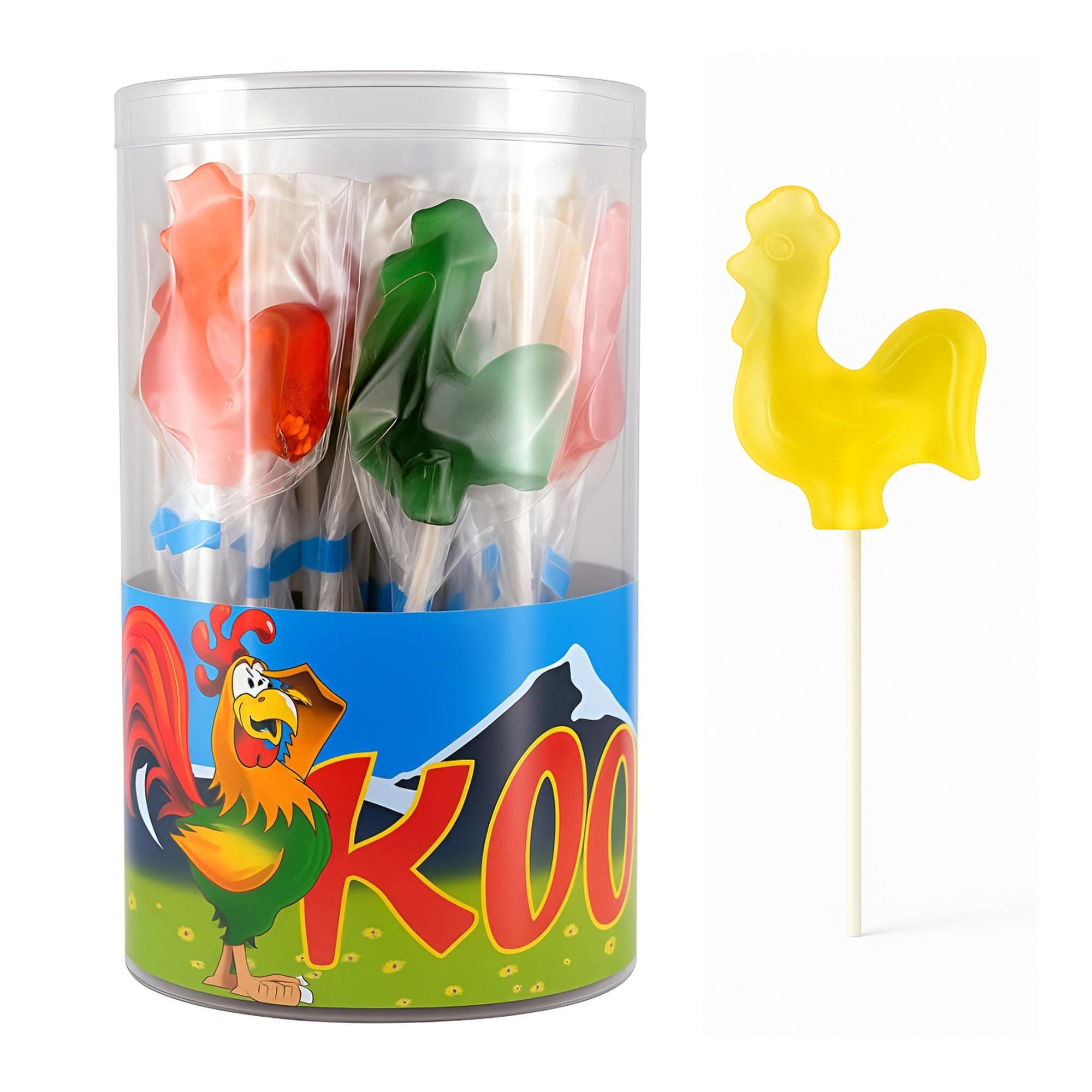Lollipops big rooster 27 pieces