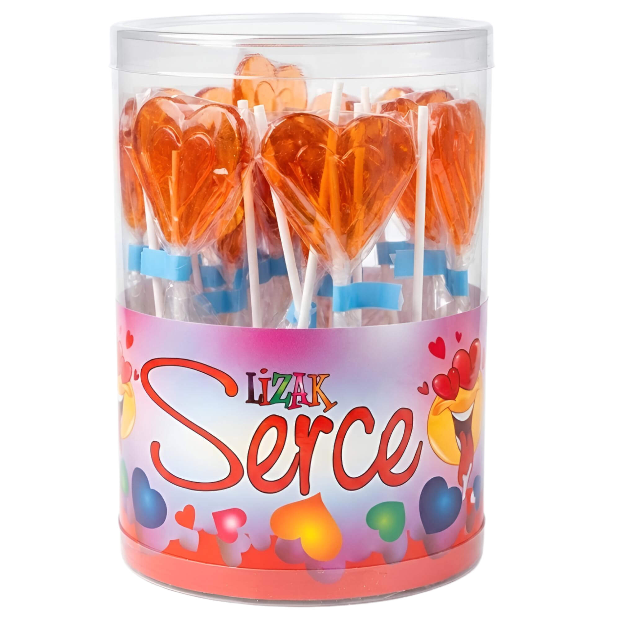 Lizak Lollipops Herz 60 Stück