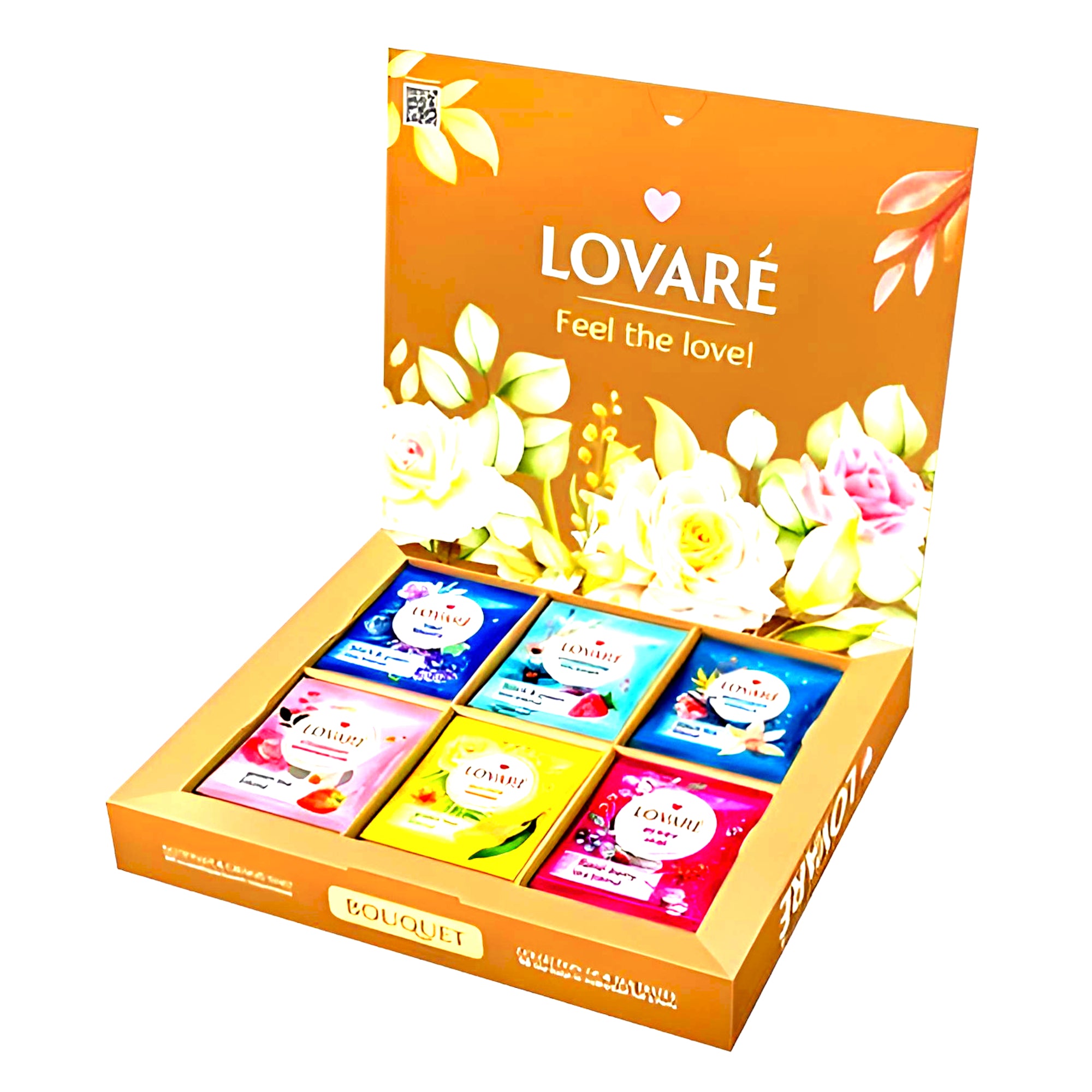 Lovare Tee Geschenkset Bouquet 6 Teesorten