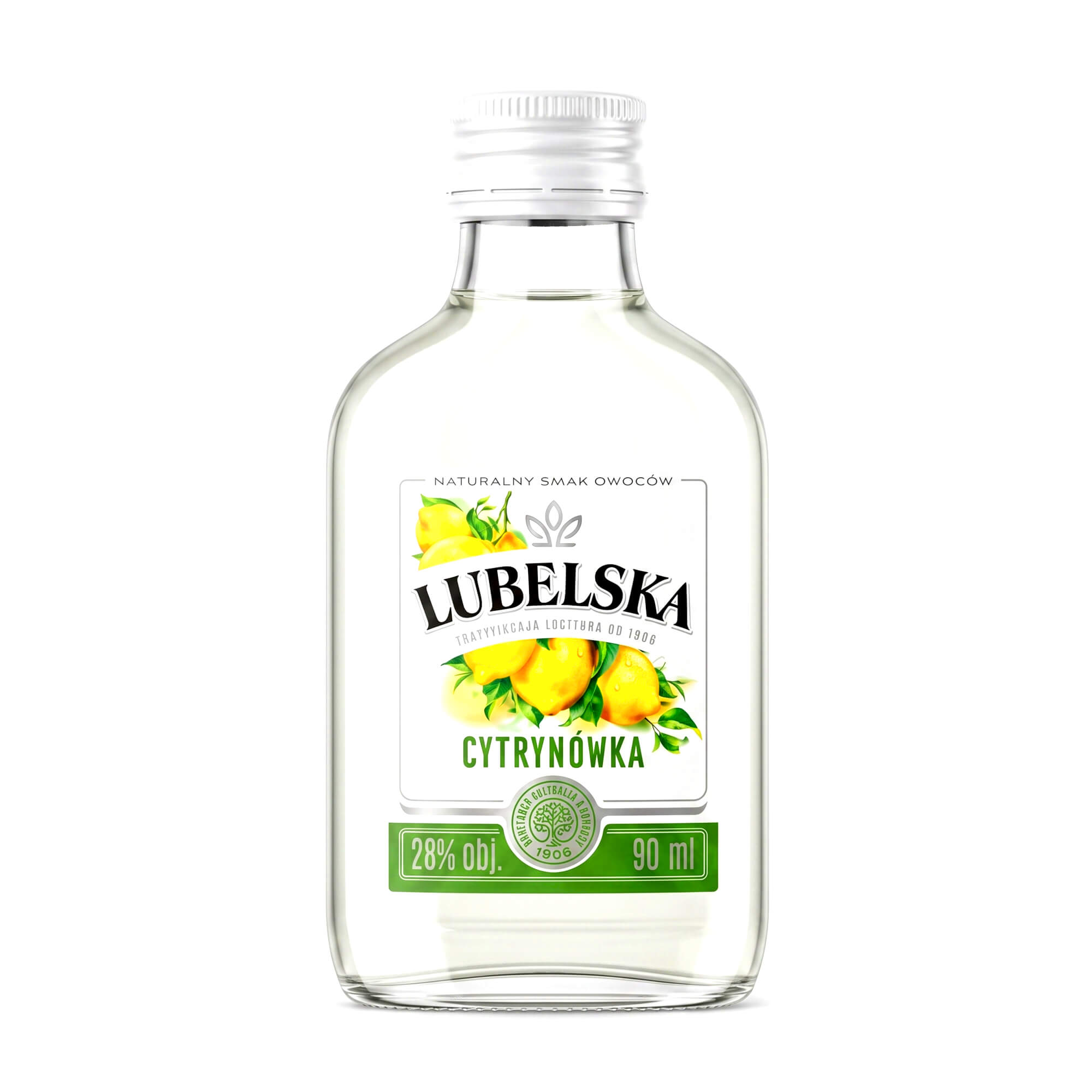 Lubelska Zitronenlikör Cytrynowka 90ml 28% vol.