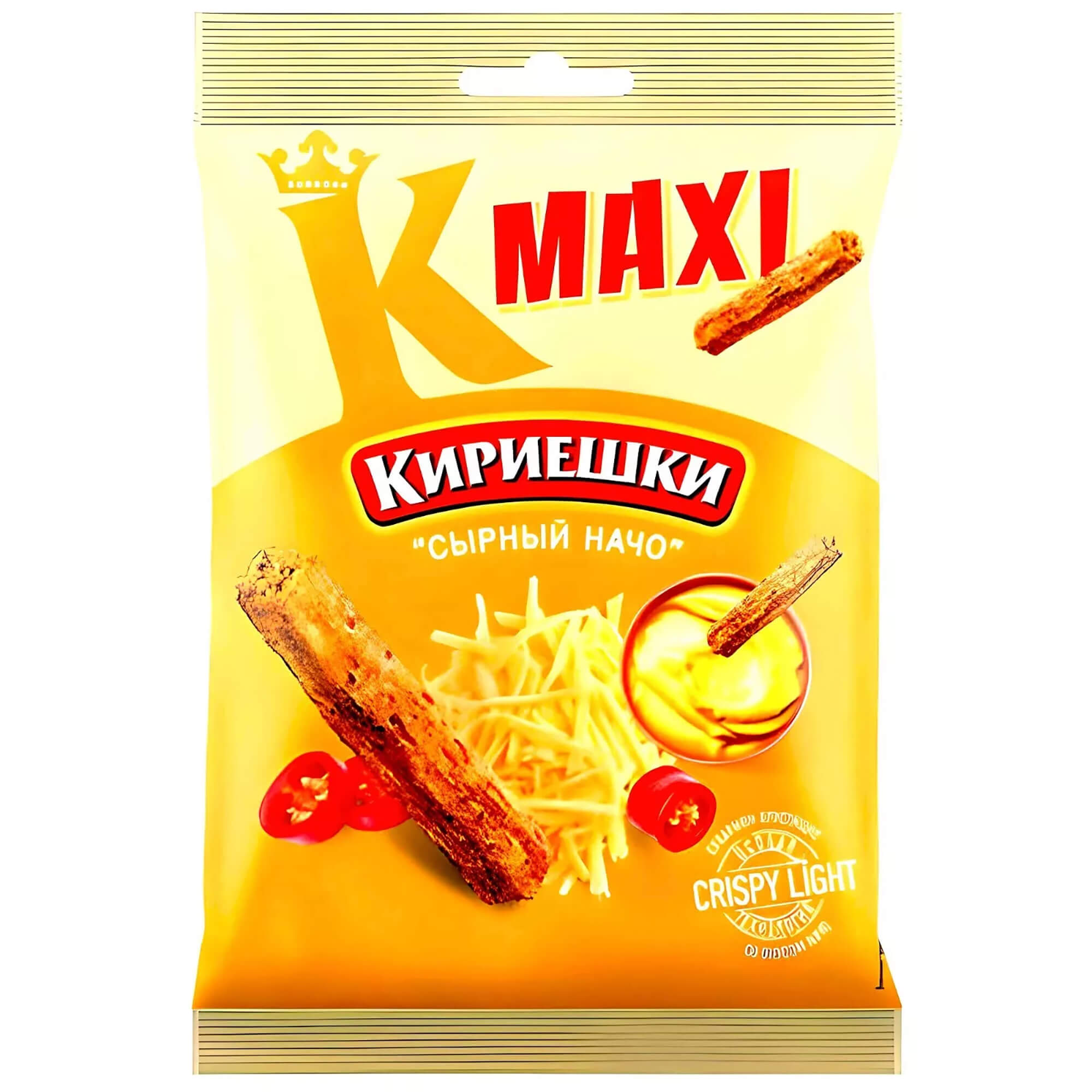 Maissnack Kirieschki Maxi Nachos & Käse 60g