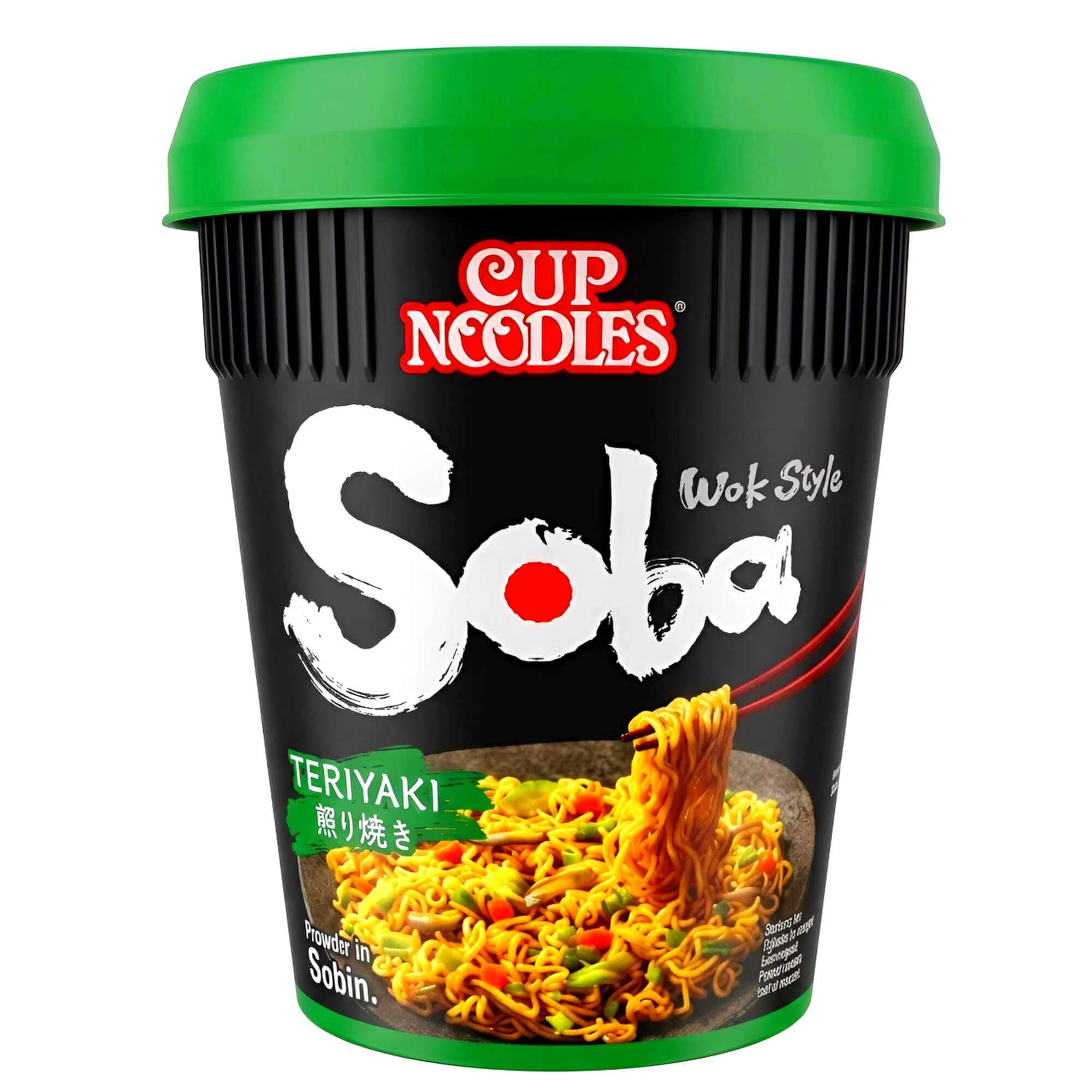 Nissin Soba Cup Noodles Wok Style Teriyaki 90g