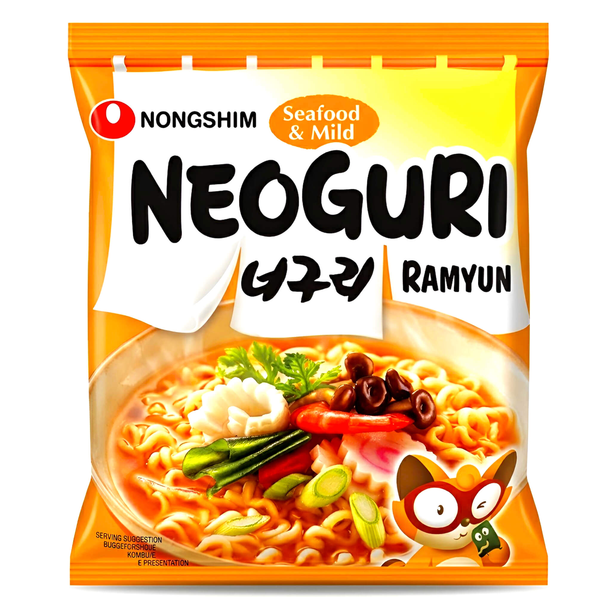 Nongshim Neoguri Seafood Mild Instant Noodles 120g