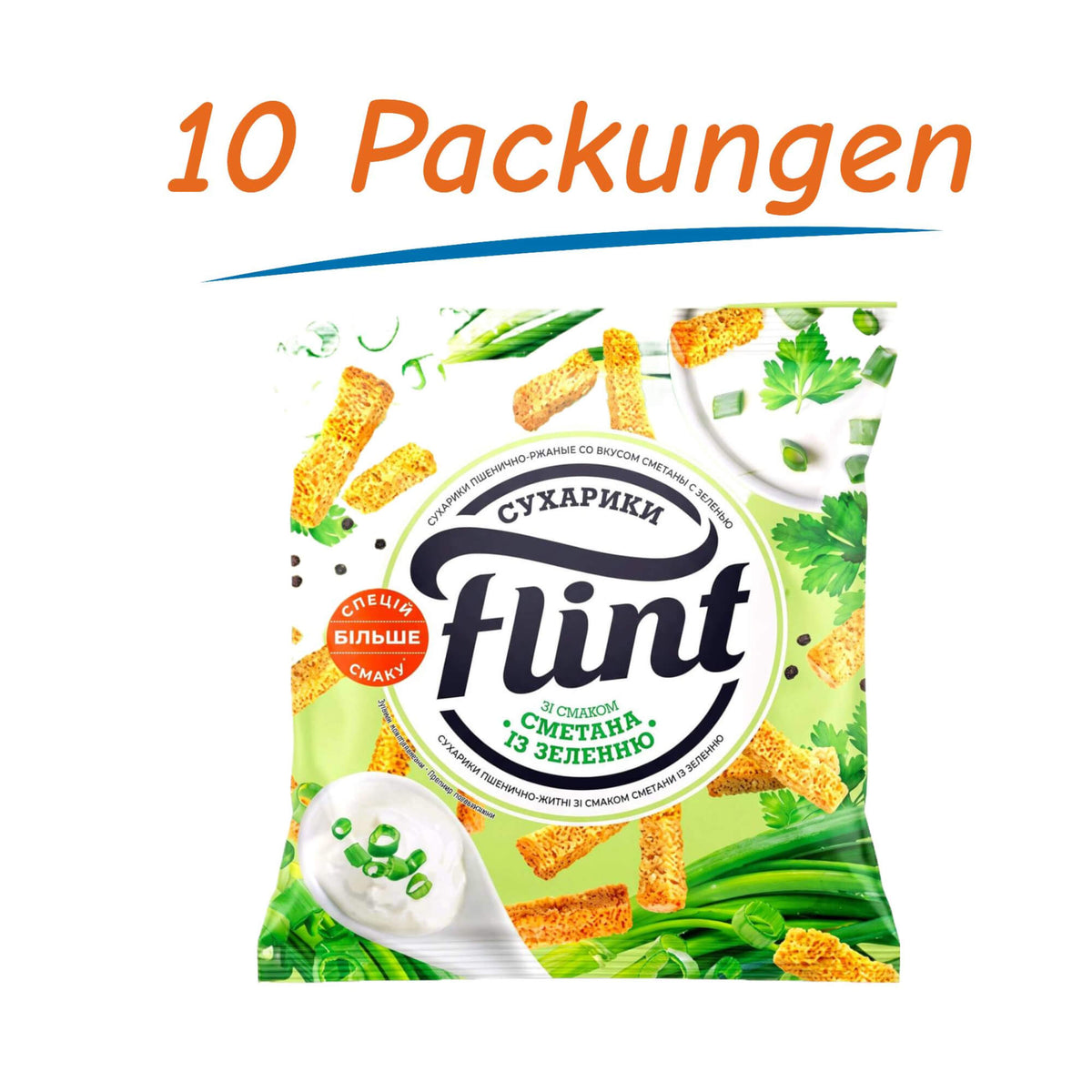 Flint Grenki Sauerrahm & Kräuter 10er Pack (10 x 70g)