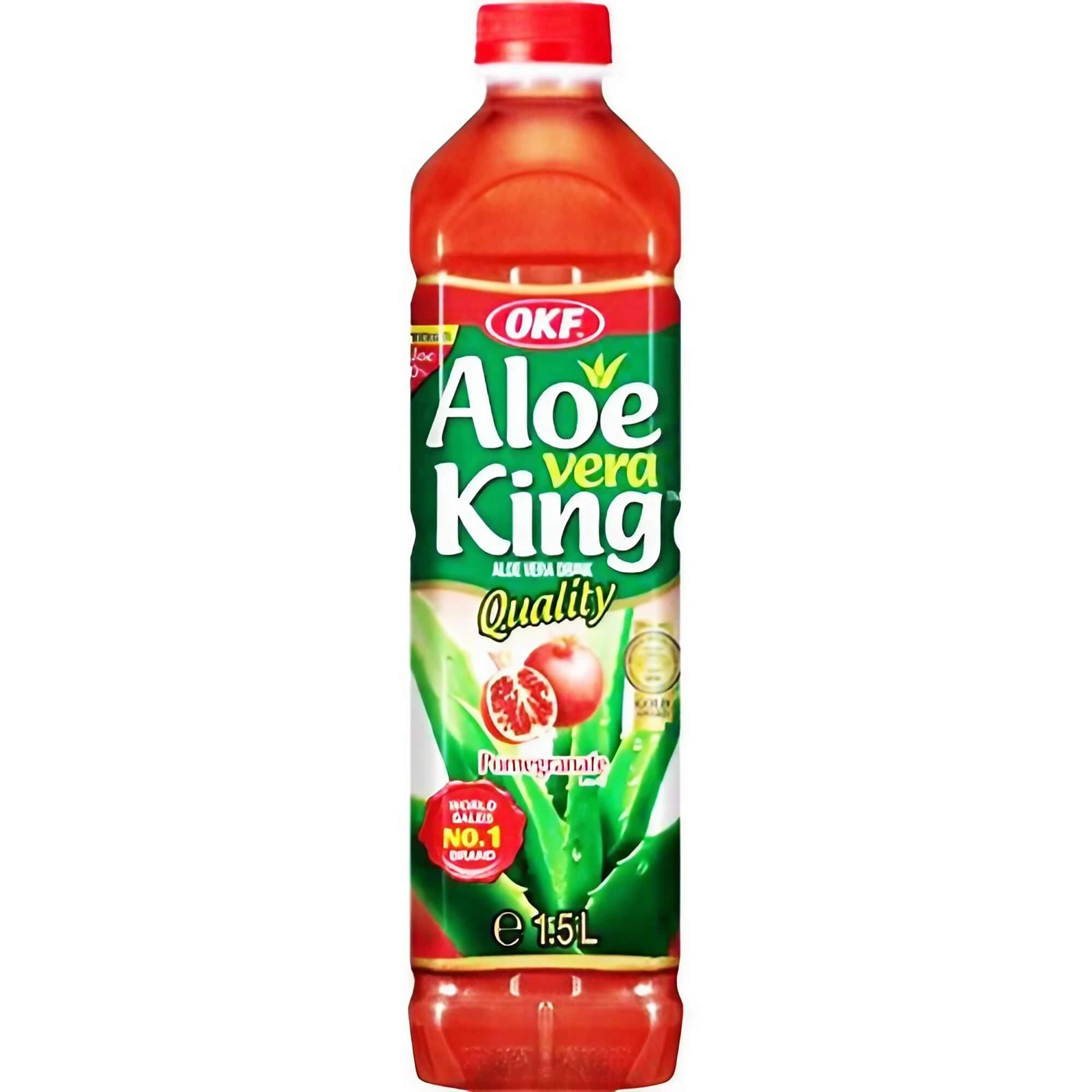 OKF Aloe Vera King drankje granaatappel 1500ml incl. 0,25€ eenwegstatiegeld