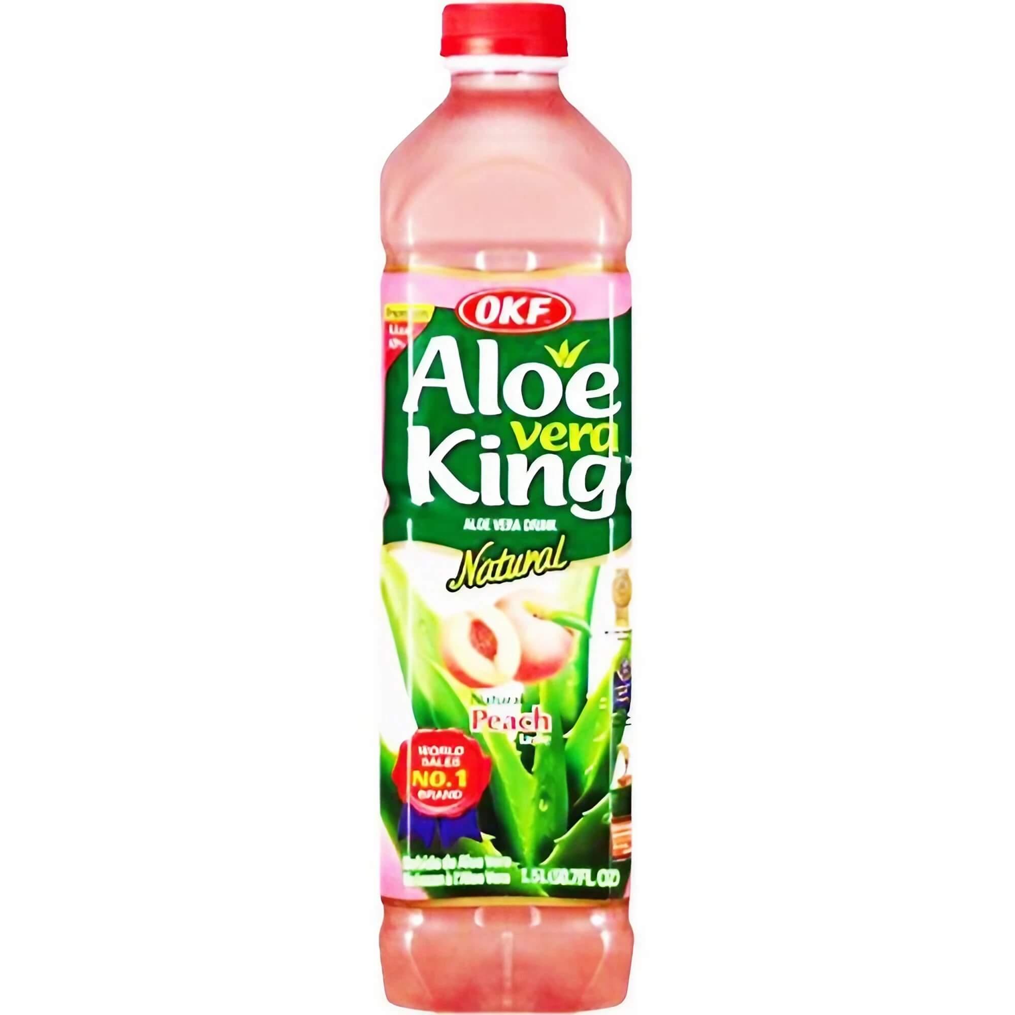 OKF Aloe Vera King drankje perzik 1500ml incl. 0,25€ eenwegstatiegeld
