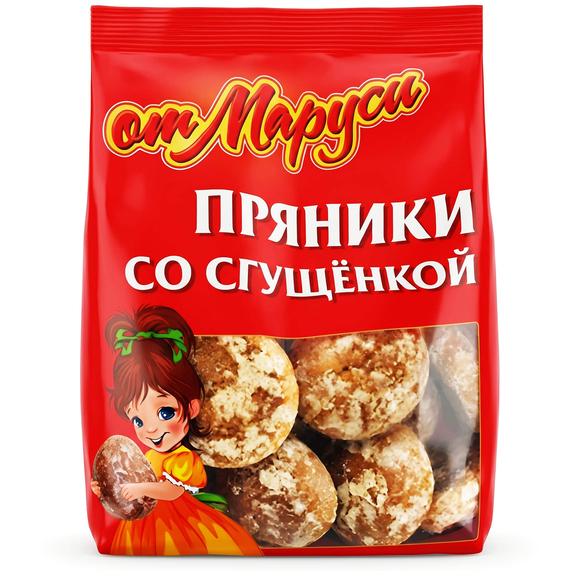 Ot Marusi Lebkuchen Prjaniki mit Kondensmilchfüllung 360g