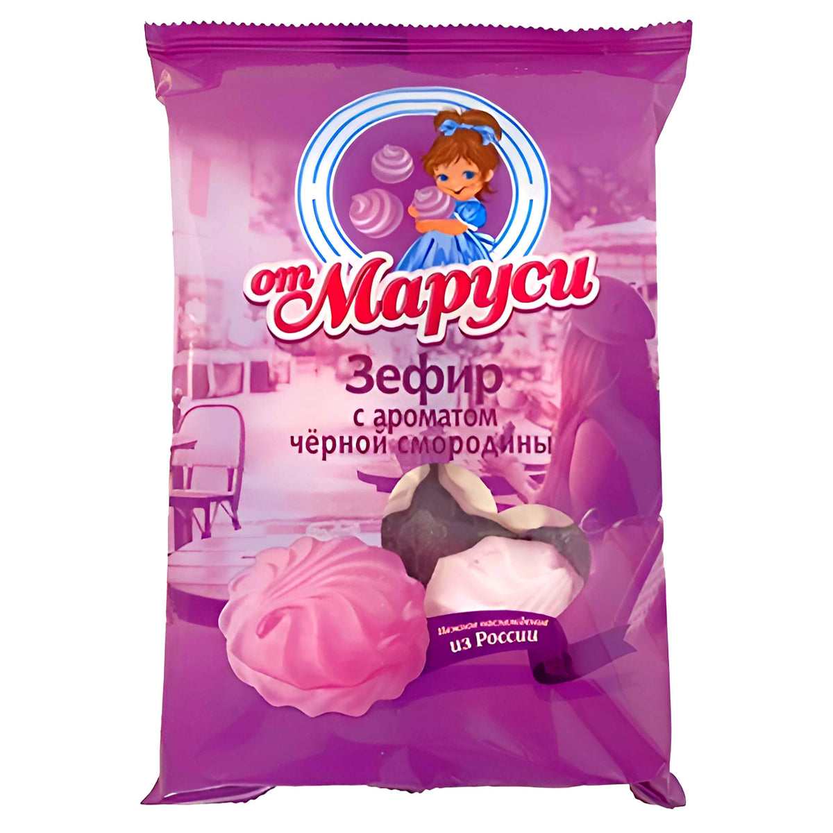 Schaumzuckerware Zefir mit Johannisbeergeschmack 270g