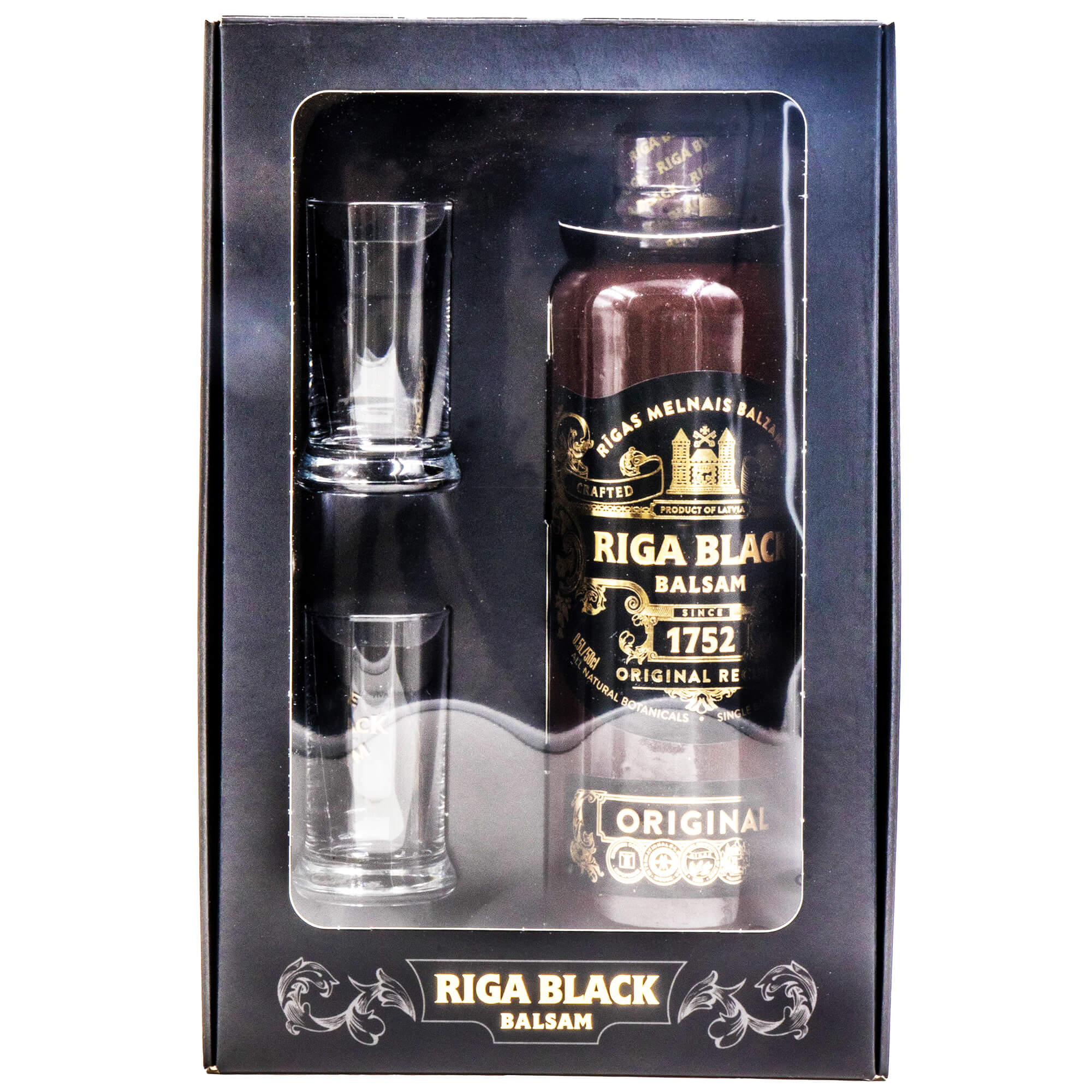 Riga Black Balsam Coffret Cadeau 0,5L 45% Vol.