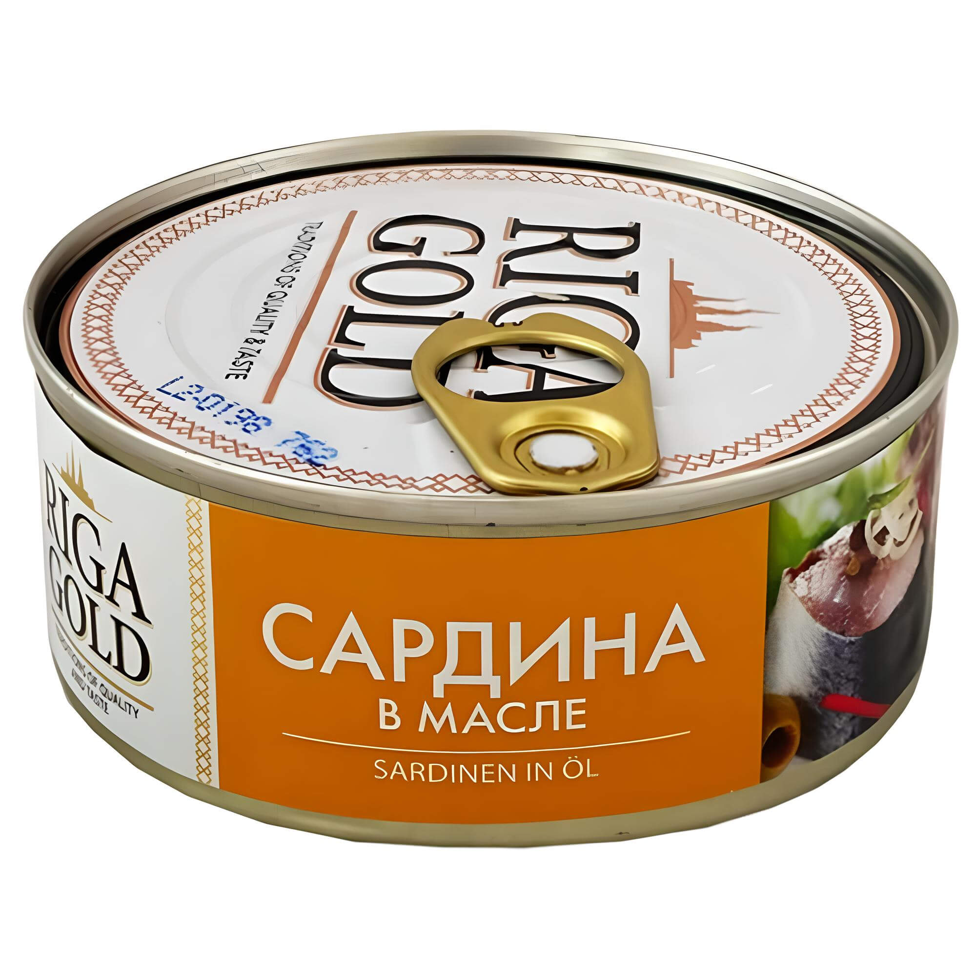Riga Gold Atlantische Sardinen in Öl 240g
