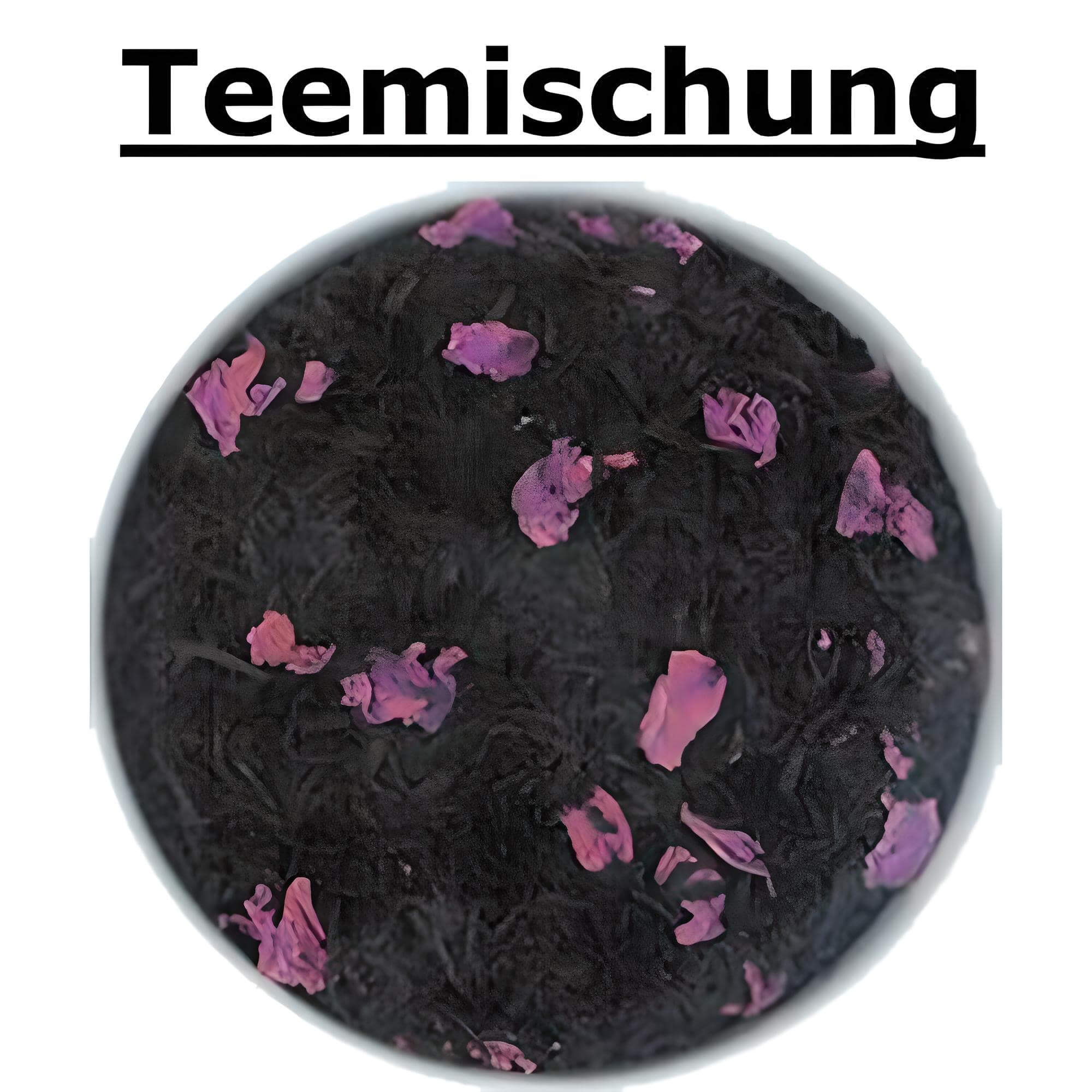 BATTLER Schwarzer Ceylon Tee Rose & Black Currant lose 100g Metalldose