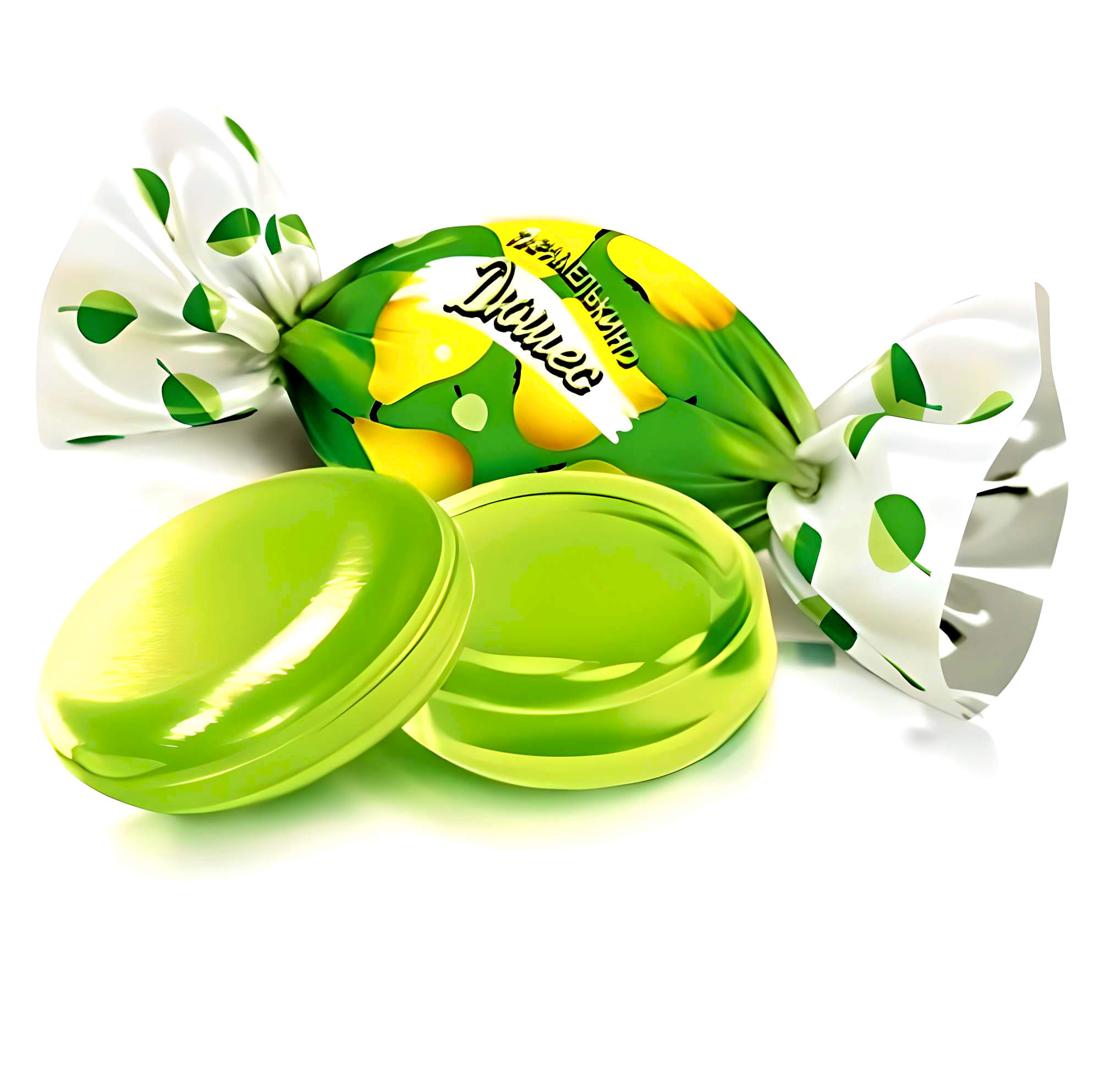 Roshen Hartkaramellen Karamelkino Douchettes au goût de poire 1kg