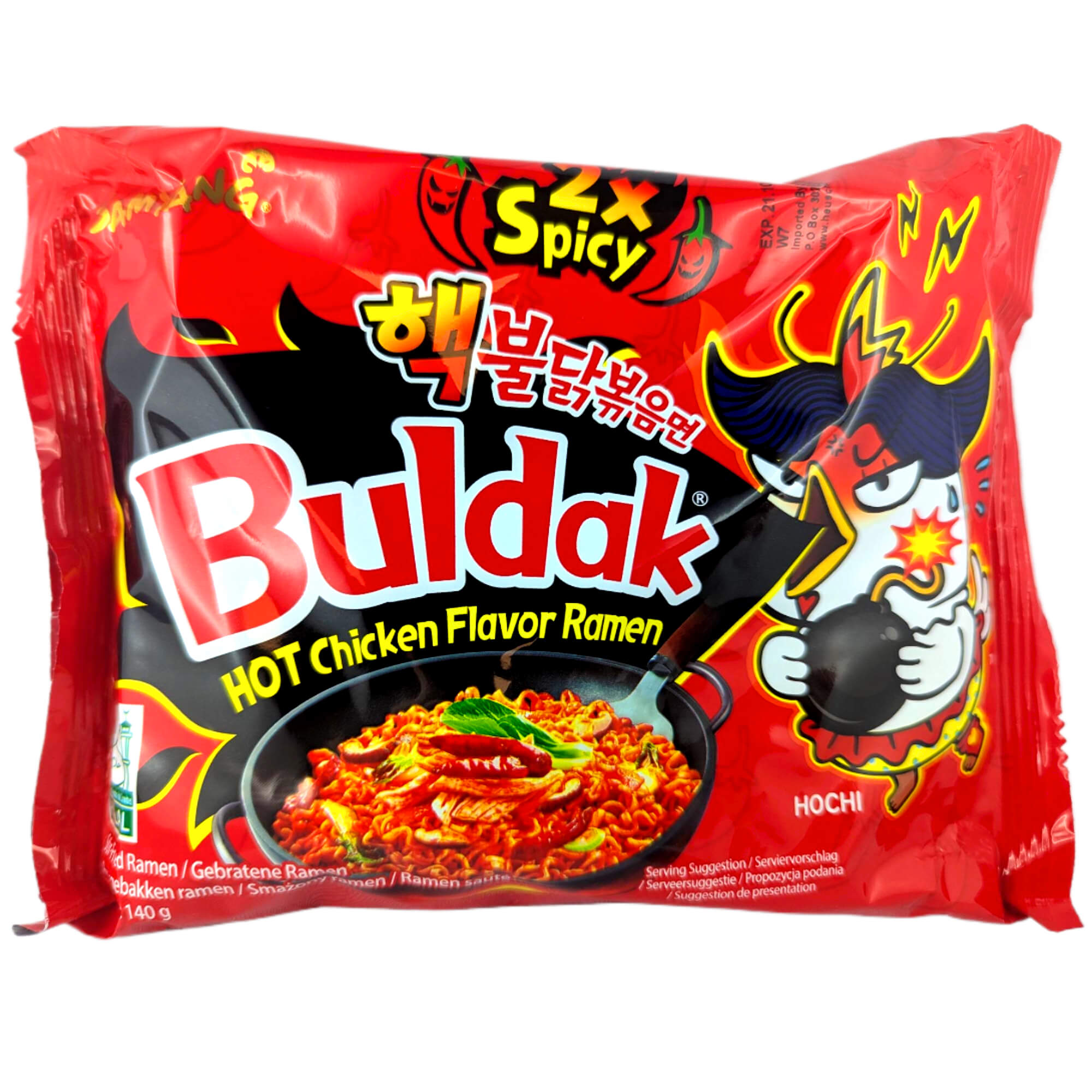 Samyang Buldak Instant Noodles 2x Spicy 140g
