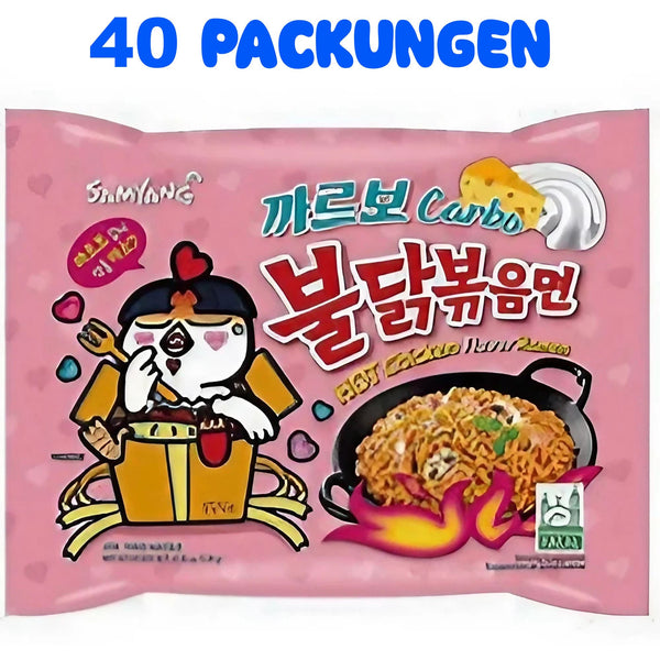 Samyang Ramen Hot Chicken Carbonara 40er Pack (40 x 130g)