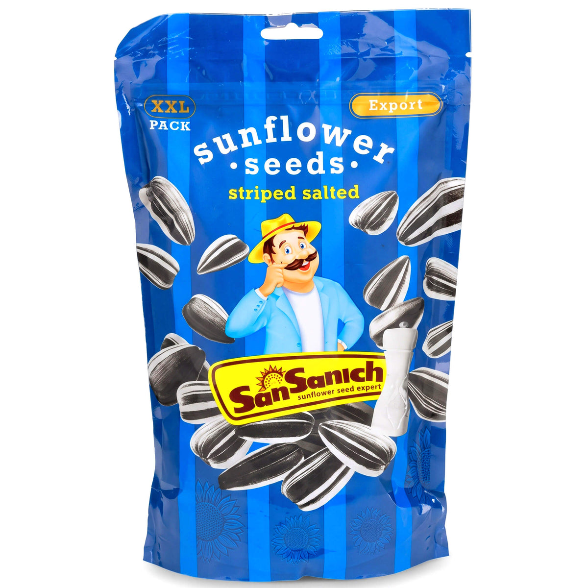 San Sanych gestreifte Sonnenblumenkerne geröstet & gesalzen 250g