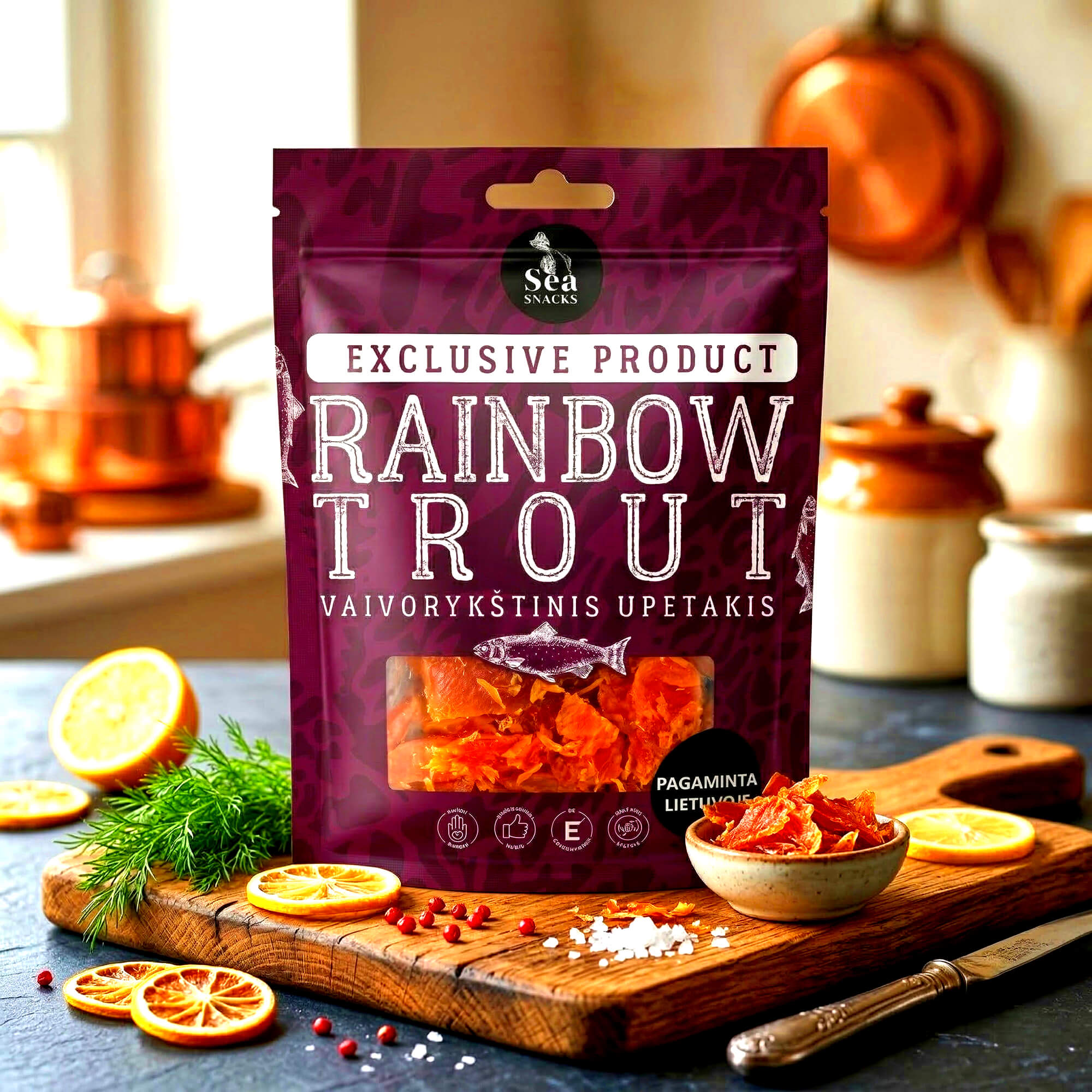 Sea Snacks Forellenfilet getrocknet & gesalzen 30g