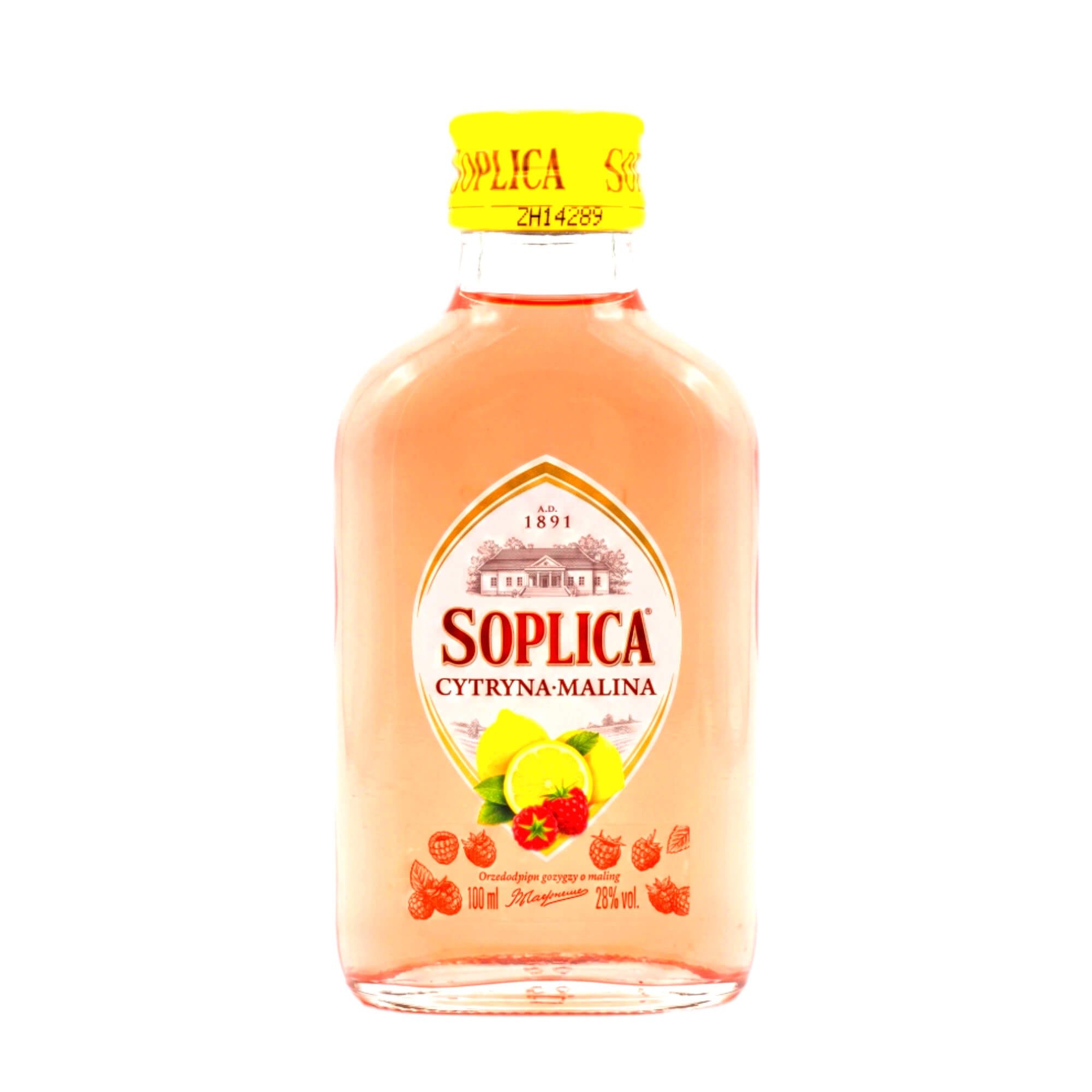Soplica Likör Zitrone & Himbeere 90ml 28% vol.