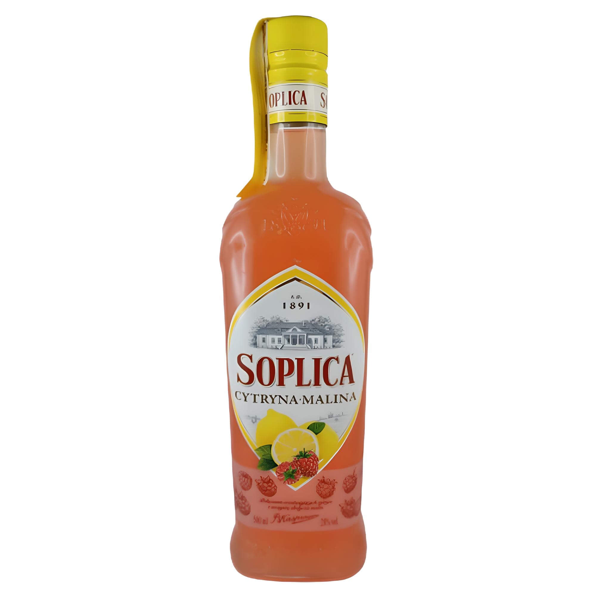 Soplica Cytryna Malina Polnischer Likör Zitrone - Himbeere 0,5L 28% vol.
